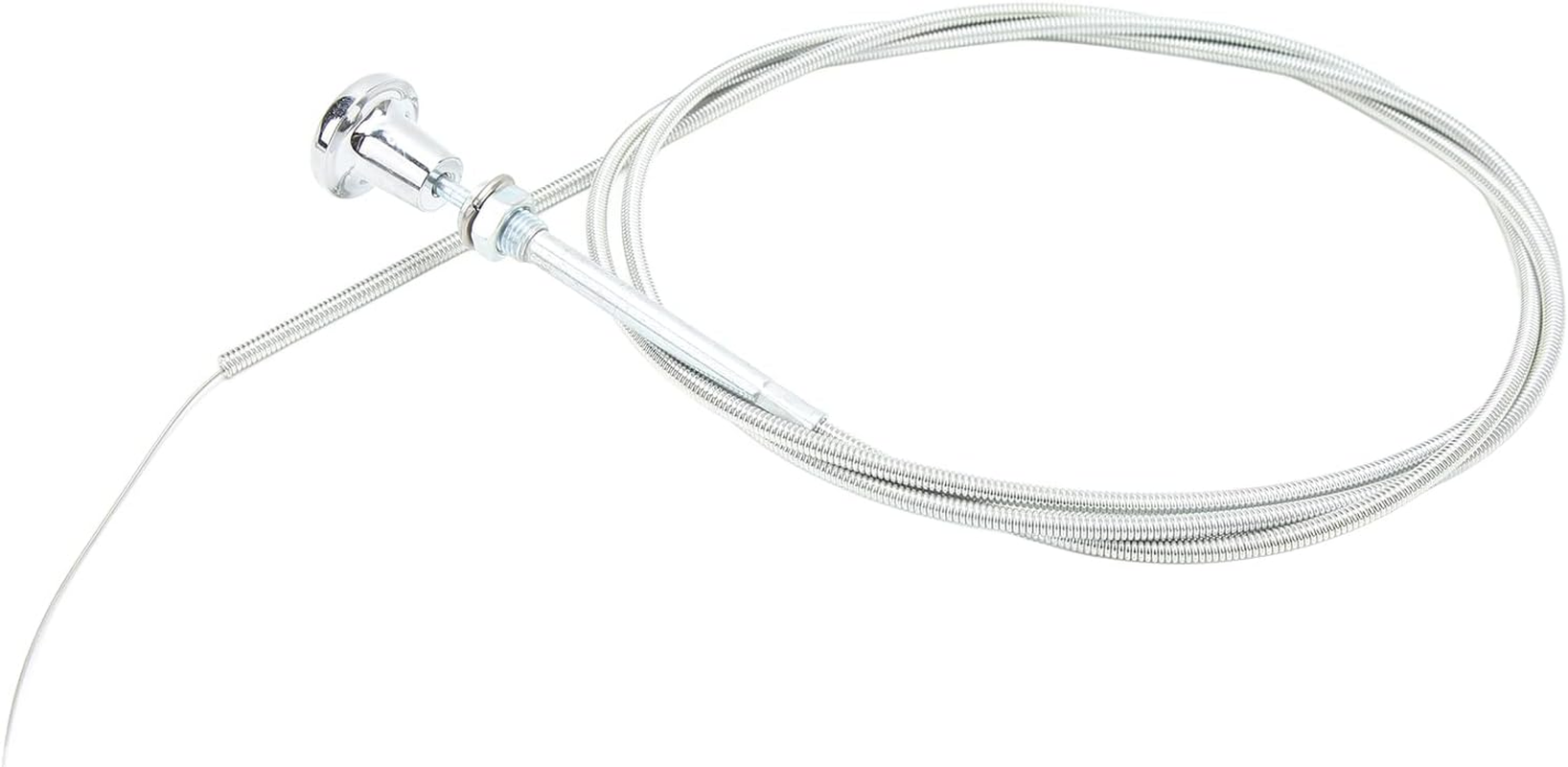 6Ft/183Cm Choke Cable Universal Carburetor Choke Control Cable Replacement for Mopar 4 6 8 Cylinder Engines image number 1