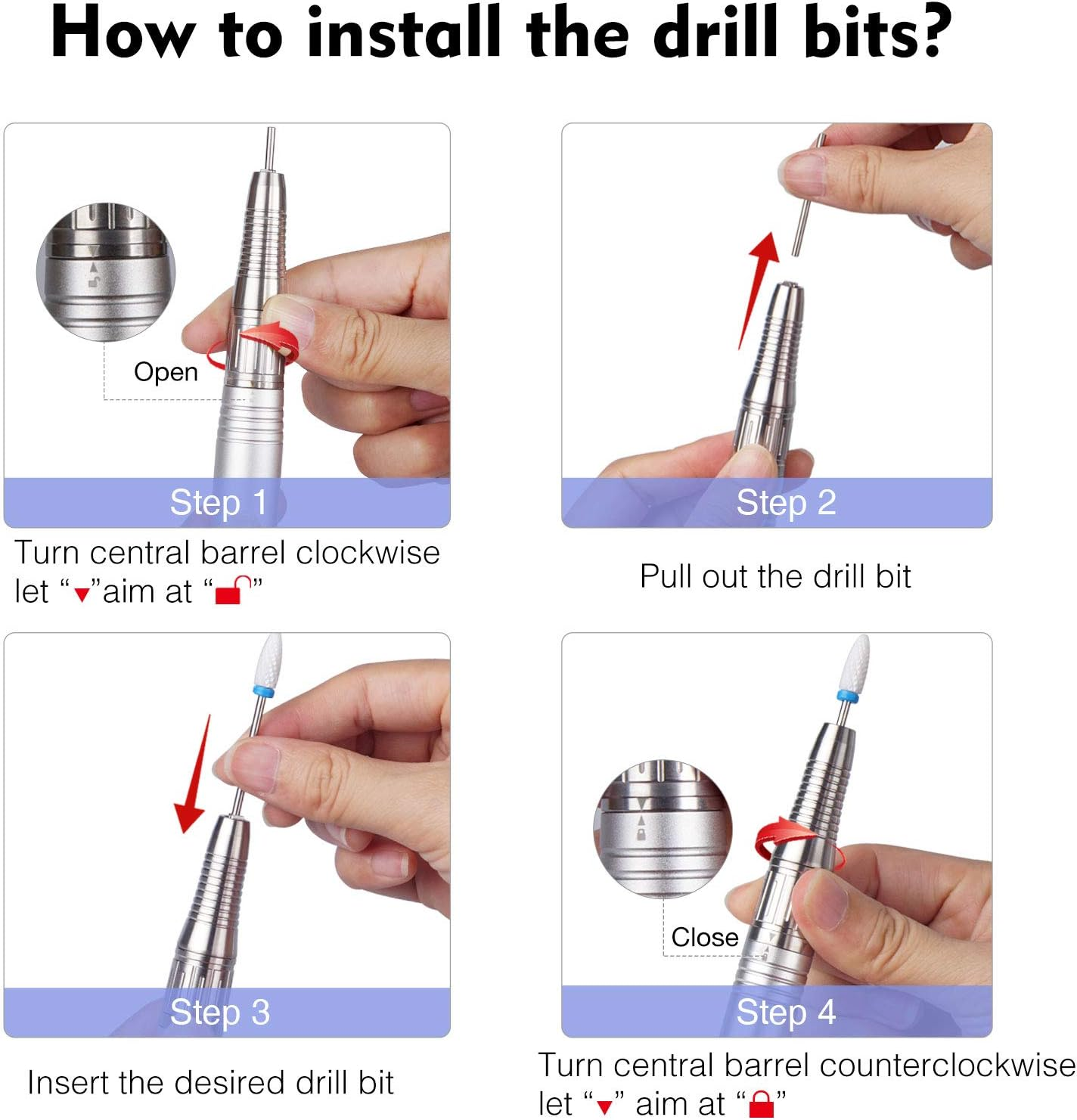 IMENE Brushless Nail Drill Handpiece