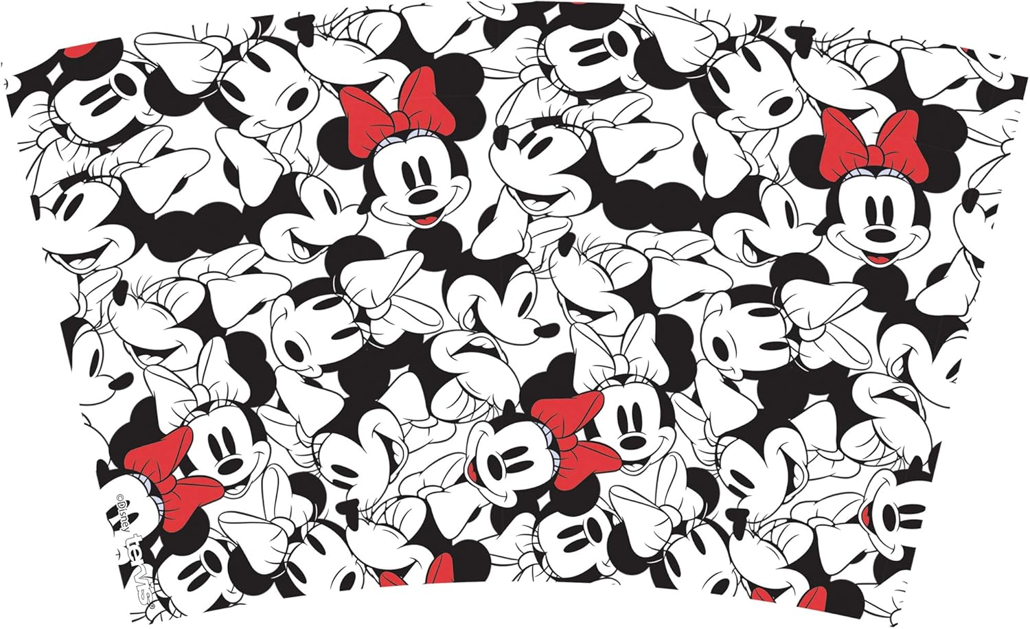 Tervis Made in USA Double Walled Disney - Minnie Expressions Insulated Tumbler Cup Keeps Drinks Cold & Hot, 16Oz, Clear image number 3