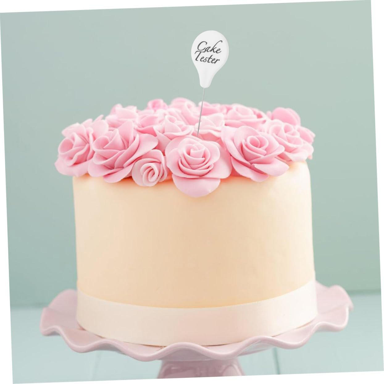 Luxshiny 6Pcs Stainless Steel Cake Test Stick Baking Cake Tester Probe Skewer for Kitchen Baking Tools Cupcake Tester Reusable image number 1