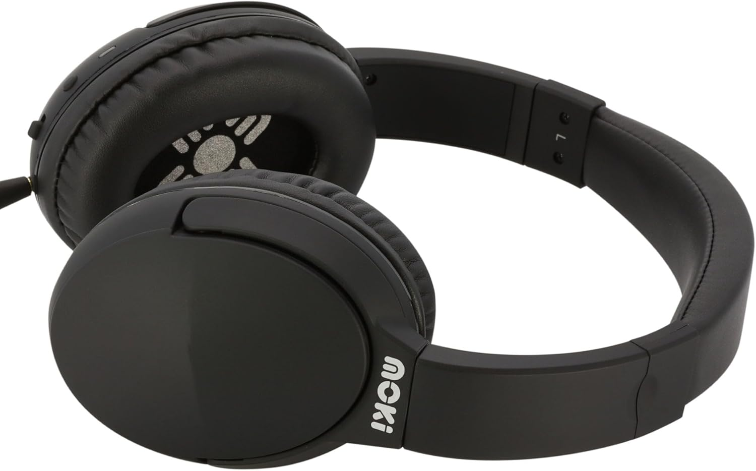 Moki Noise Cancellation Headphones, Black image number 4
