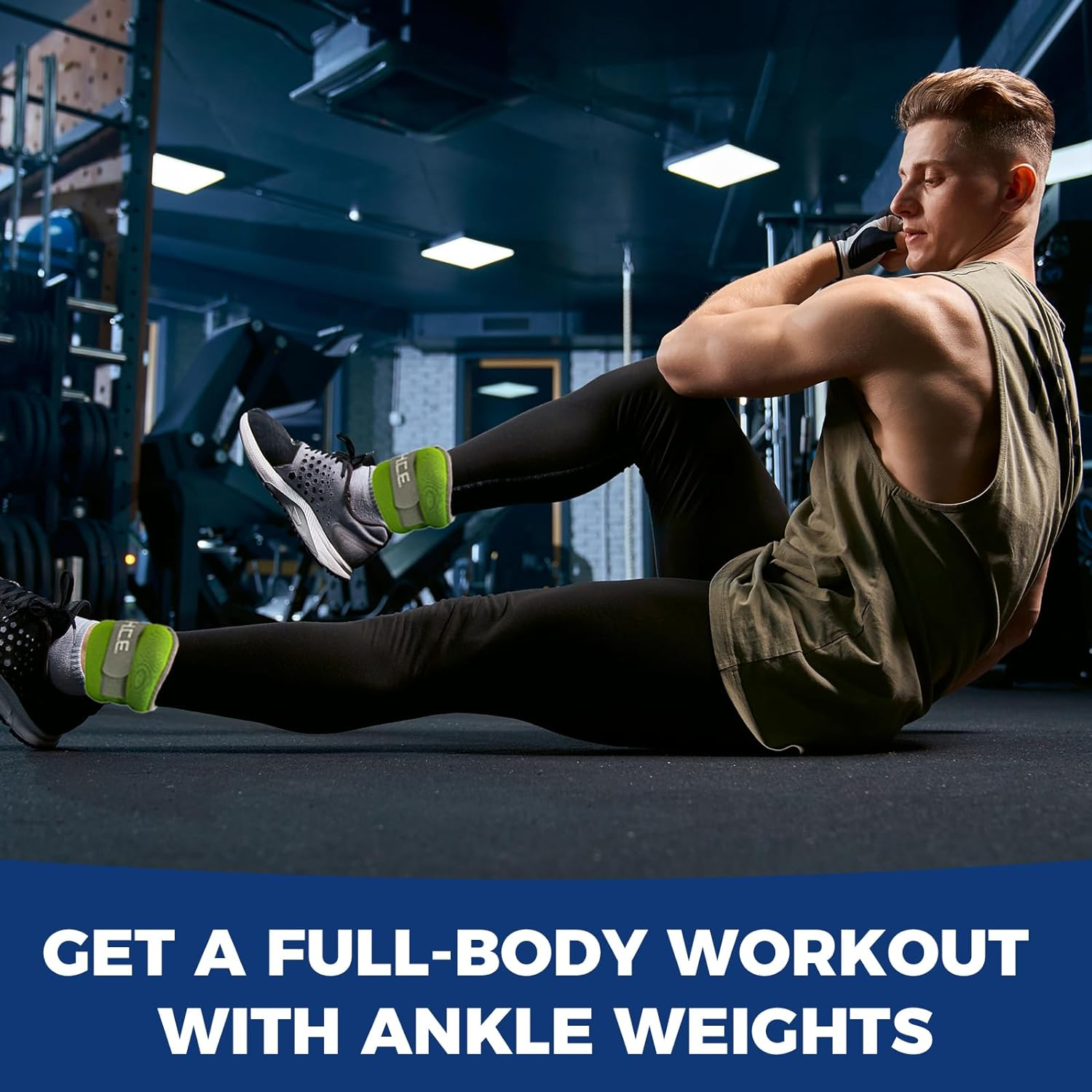 Ankle Arm Wrist Weights Straps by HCE - Fully Adjustable Fixed Weight for Arm, Hand & Leg - Best for Walking, Jogging, Gymnastics, Crossfit, Cardio Training, Aerobics Exercise (1KG to 4KG) - 2Kg(1Kgx2) image number 5