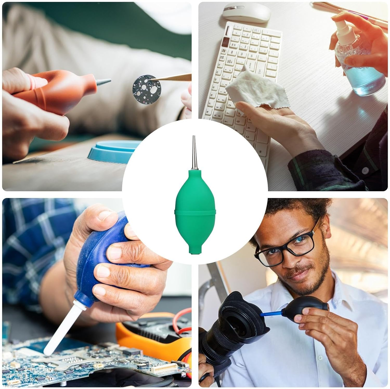 Dust Blowing Blow &ndash; Watchmaker Air Blower Tool, Mini Dust Cleaning Device, Portable Mechanism Cleaner, Multi-Purpose Watch Repair Accessory | for Timepieces Hobbyist Watch Clock Maintenance Precision image number 3