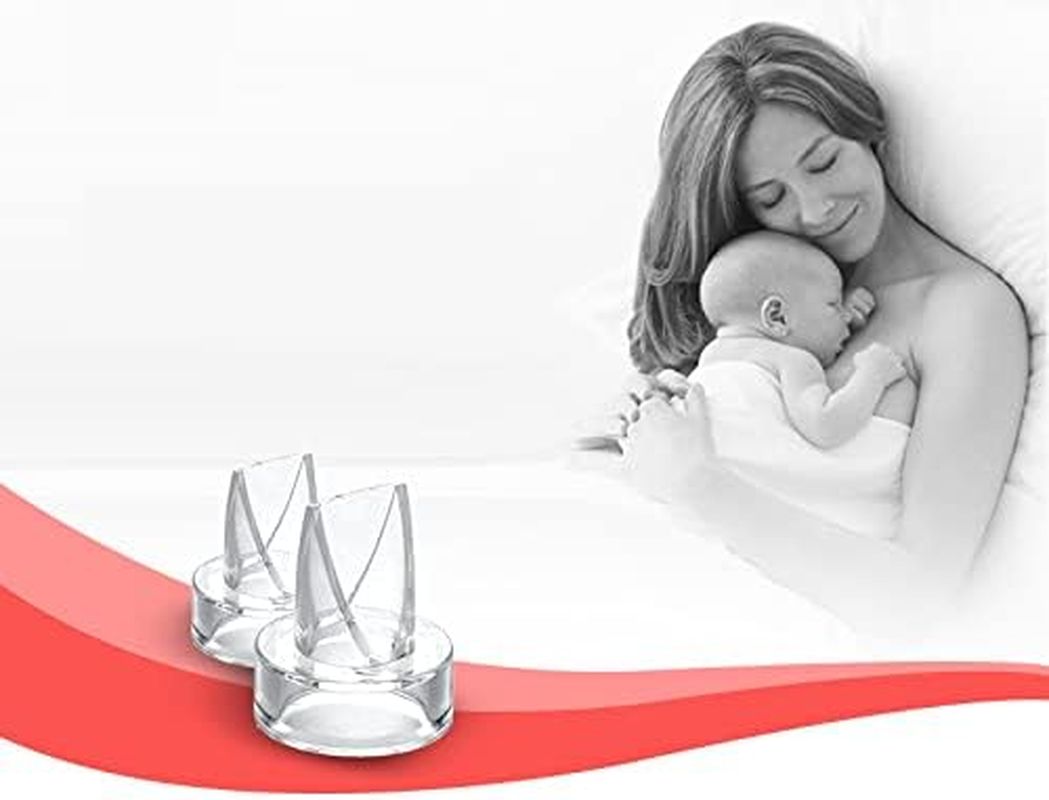 QIUXQIU 4 Pcs Duckbill Valves，Compatible With，S9、S10、S12 and Other Brands Wearable Breastpump, Electric Breast Pump Replacement Parts, Breastfeeding Essential Accessories image number 3