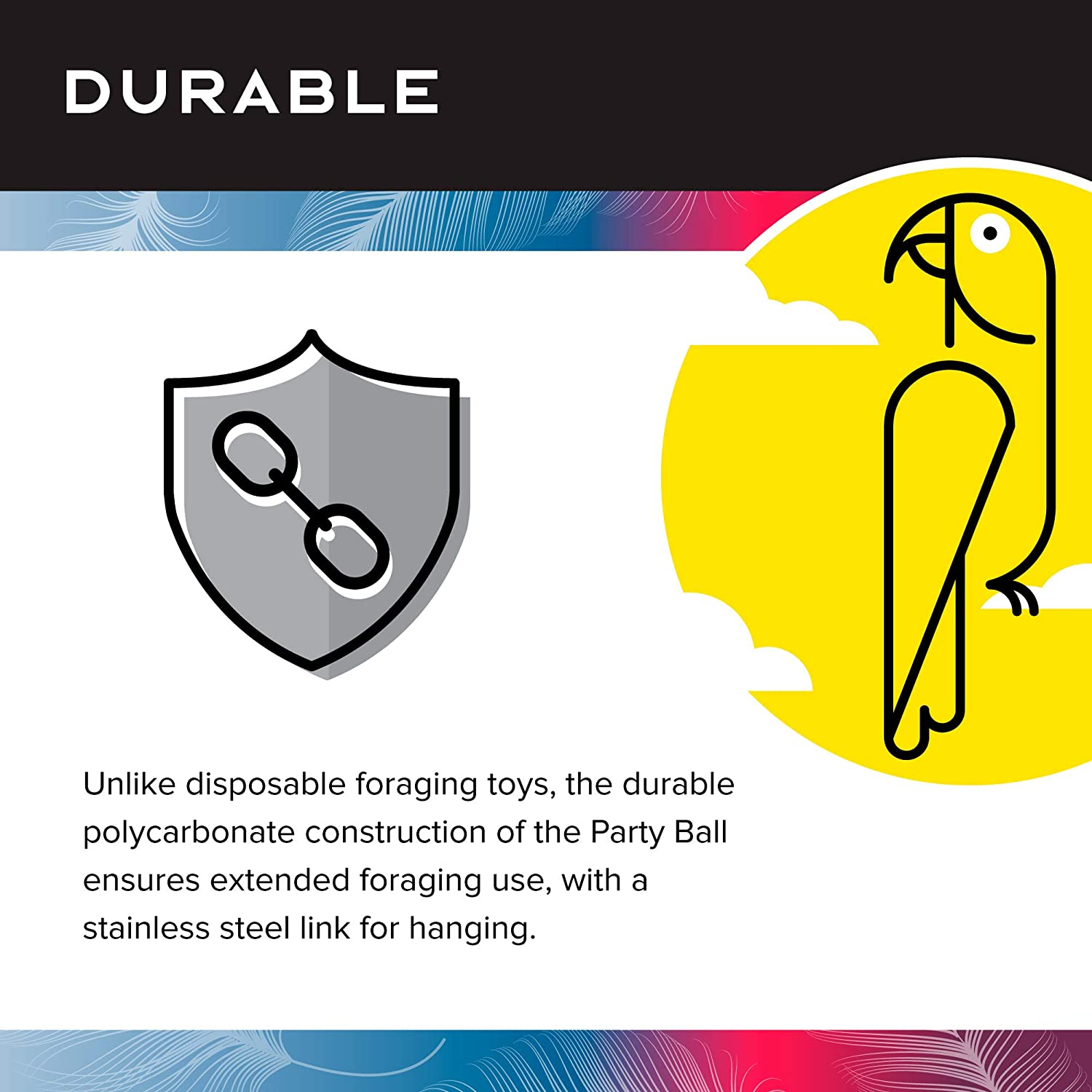 Creative Foraging Buffet Ball (3" Fillable Ball) image number 5