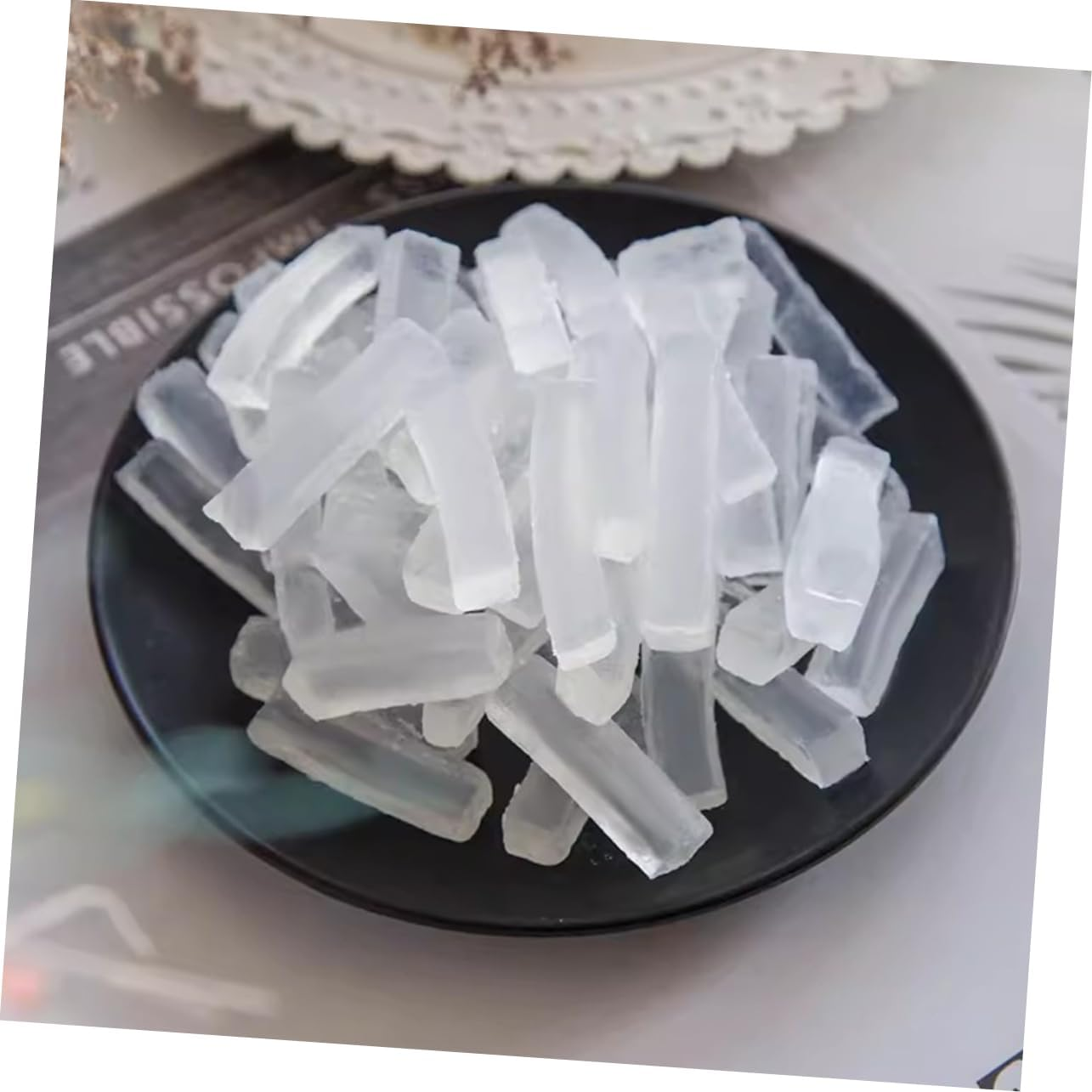 FOMIYES 1Bag Soap Base Handmade Soap Base Exfoliating Refreshing Skin Organic Making Supplies image number 2