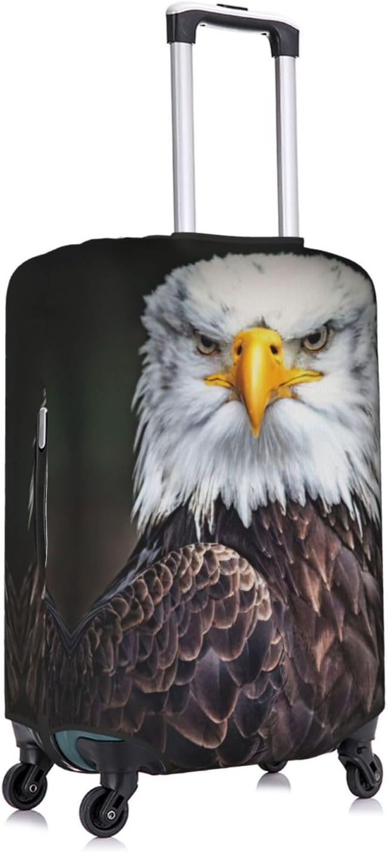 Odddot White Head Eagle Print Travel Luggage Cover,Suitcase Protector Cover, Washable Baggage Covers,For 18-32 Inch Luggage, White Head Eagle, Large image number 1
