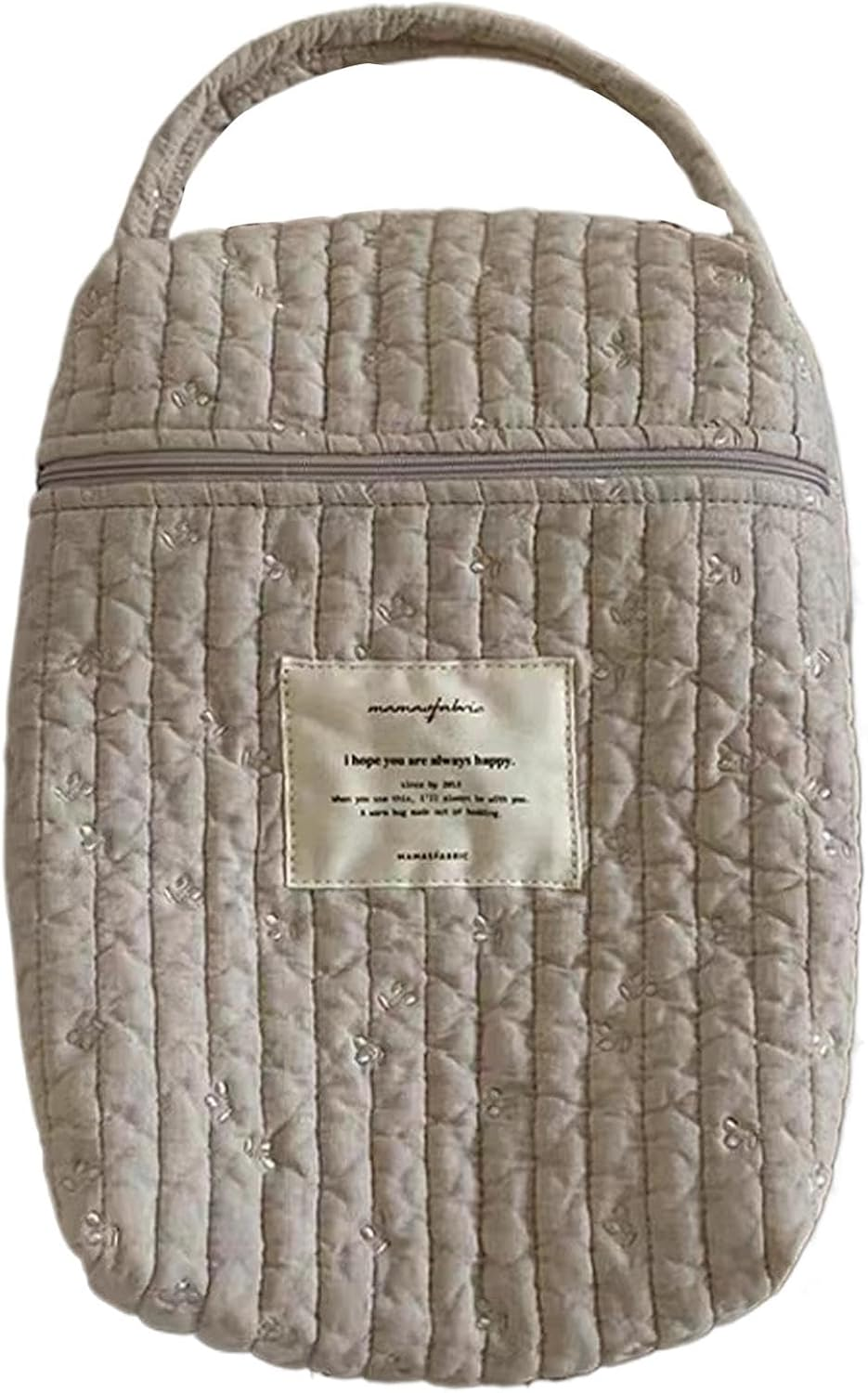 Diaper Bag Organizer, Quilted Diaper Caddy Nursery Diaper Bag, Soft Portable Diaper Stacker, Multi-Purpose Diaper Organizer for Diapers, Wipes, and Baby, Quilted Diaper Bag Organizer