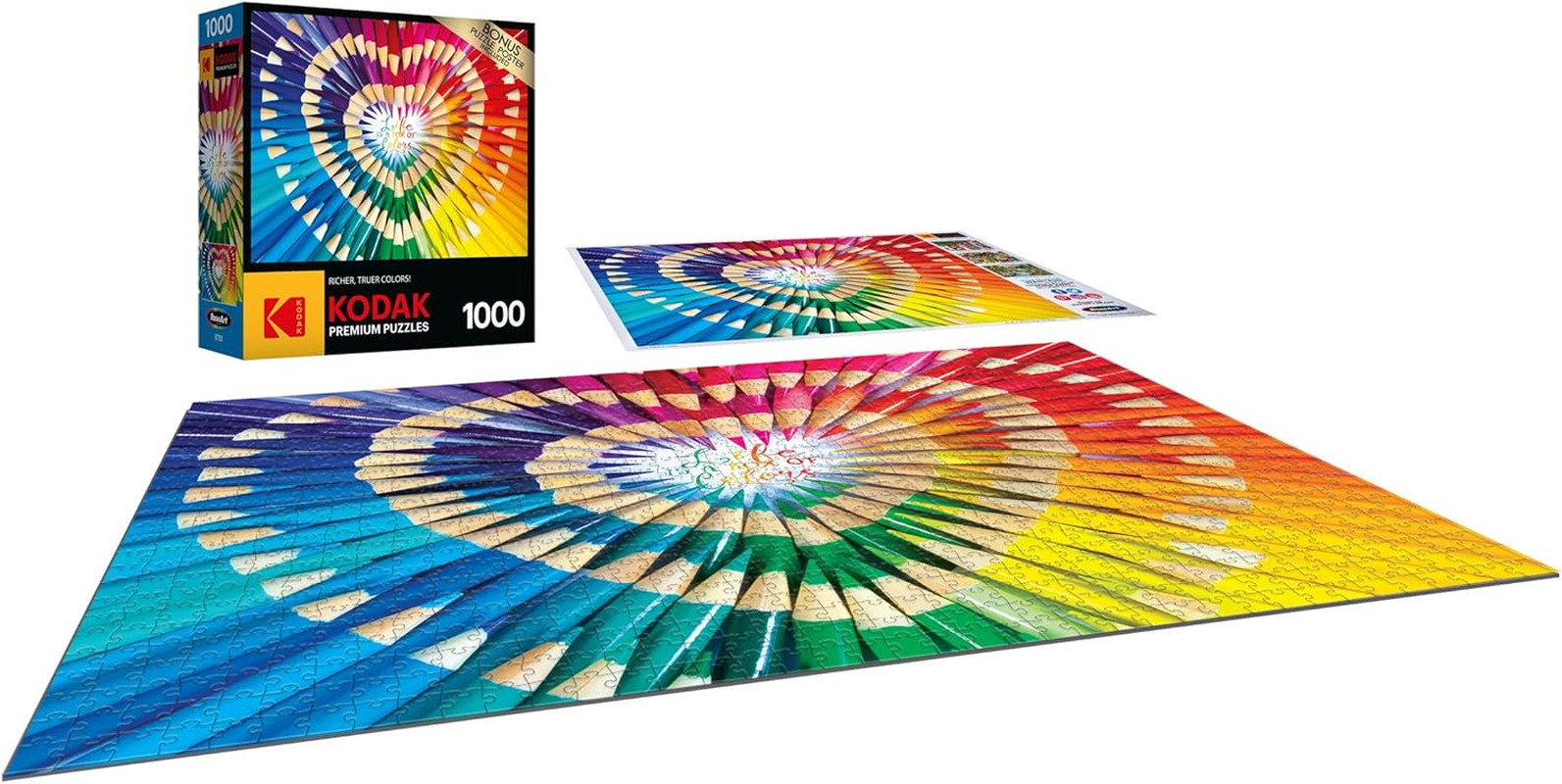 Cra-Z-Art - Roseart - Kodak Premium - Life Is a Box of Colors - 1000 Piece Jigsaw Puzzle image number 3