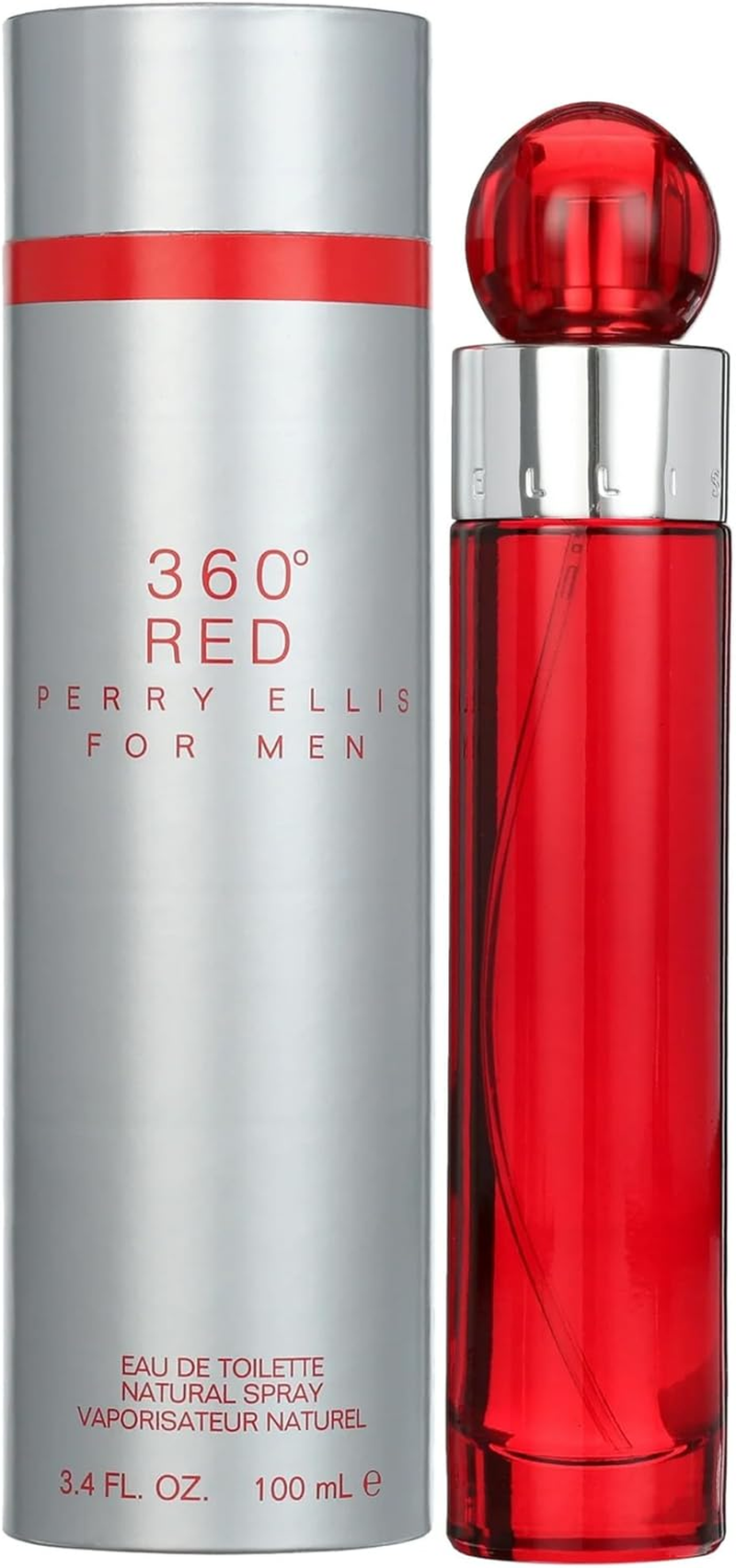 Perry Ellis Perry Ellis 360 Red Eau De Toilette for Men - 100 Ml (Pack Of 1)