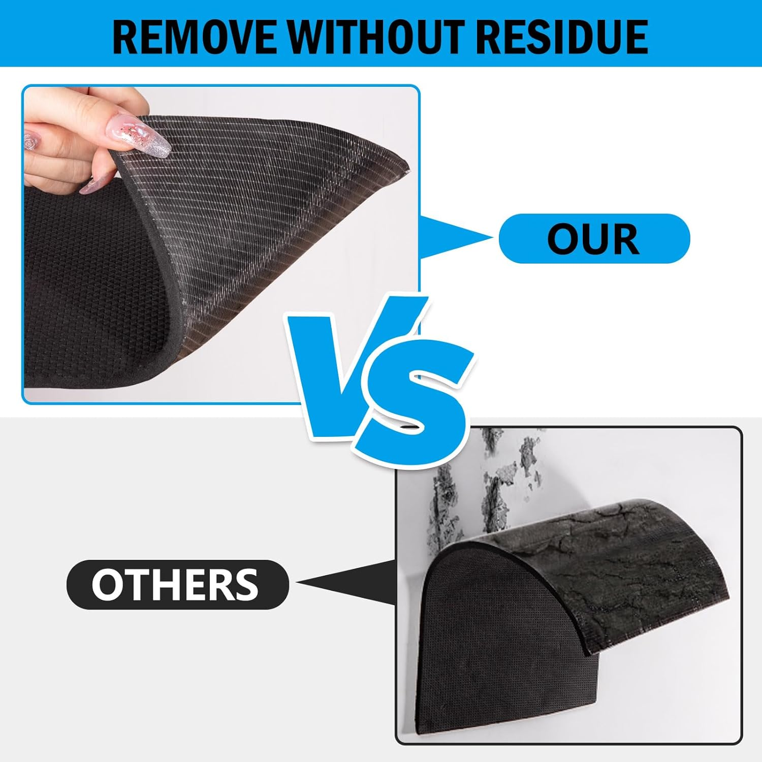 Spurtar Garage Wall Protector for Car Doors, 78 3/4'' X 7 7/8'' X 1/4" Ultra Thick Waterproof Self Adhesive Anti-Collision Mat - German Design (2 Pack) image number 1