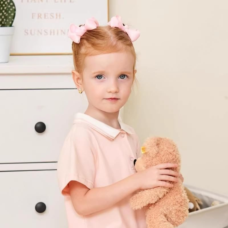 40Pcs Baby Girls Hair Bows Alligator Clips Grosgrain Ribbon 3'' Girls Bows Clips Barrettes Hair Accessories for Infants Baby Toddlers Kids Teens image number 3