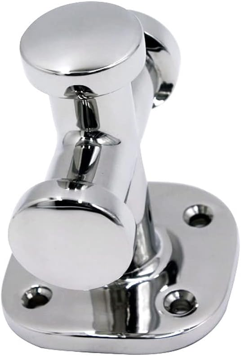 Single Cross Bollard Marine Mooring Bollard Heavy Duty Rope Cleat 316 Stainless Steel Rustproof Mooring Bit Cleat Deck Hardware for Boats Yachts Auto 81 * 82Mm image number 2
