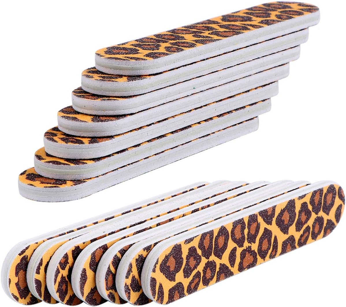 Healvian 100Pcs Bulk Nail Files Manicure Tools Nail Tech Supplies for Women Random Color image number 3