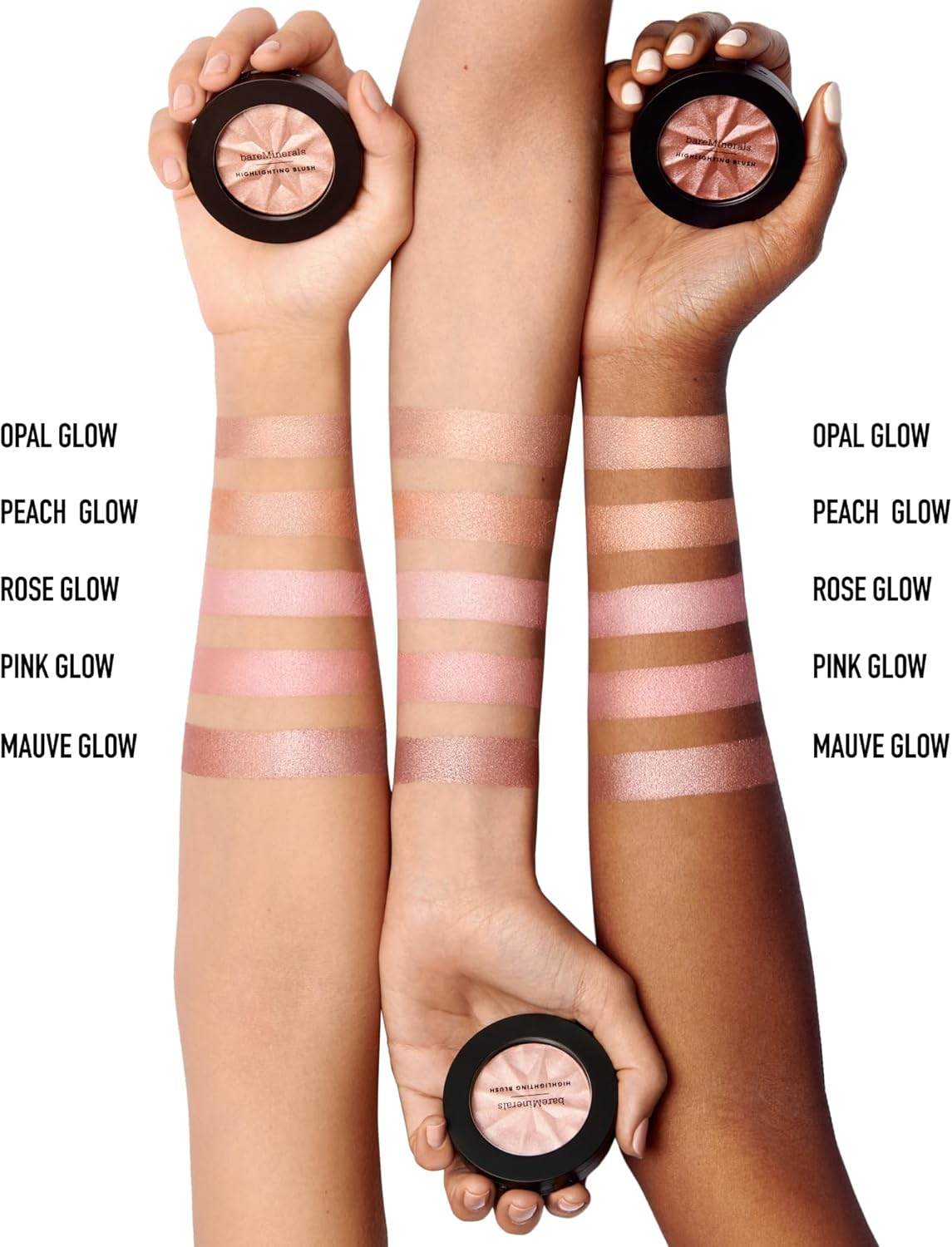 Gen Nude Highlighting Blush - Pink Glow by Bareminerals for Women - 0.11 Oz Makeup - Mauve image number 3