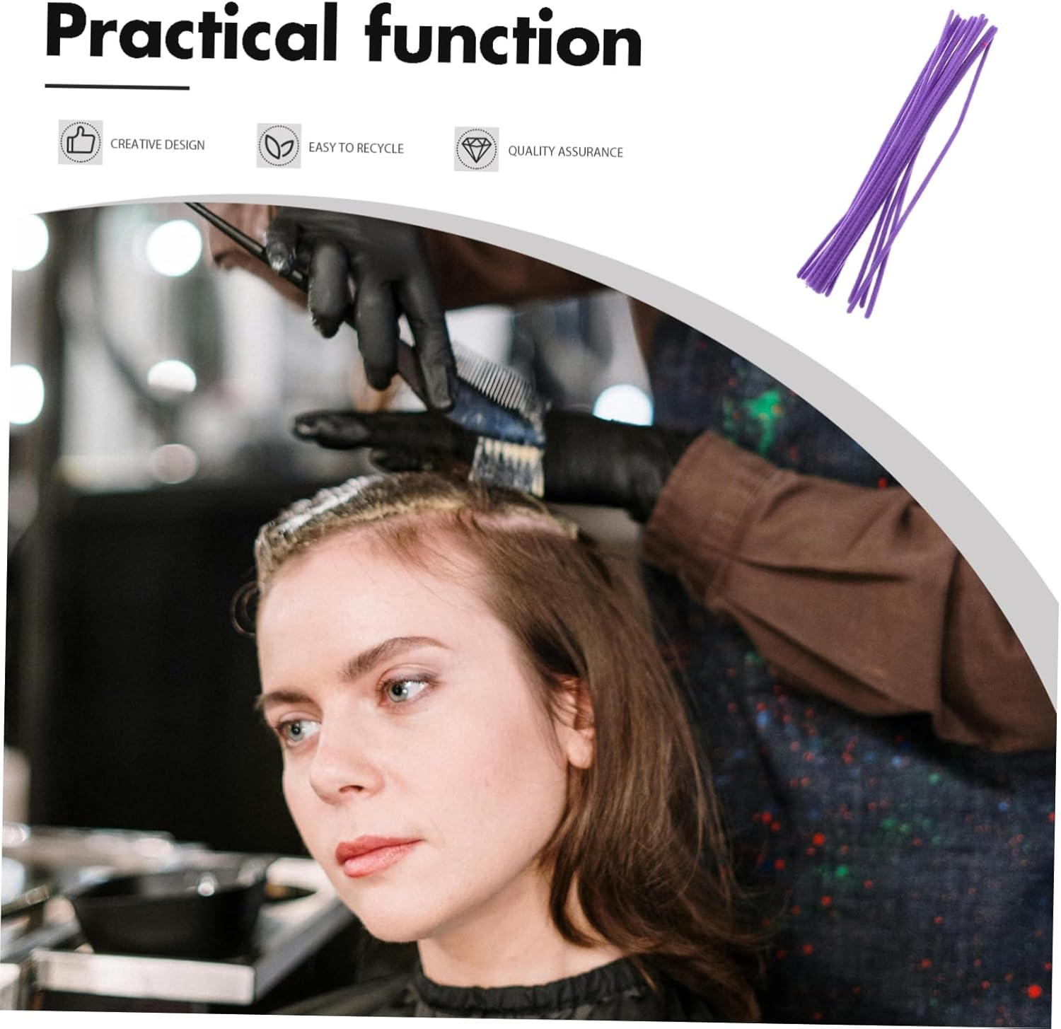 GOOHOCHY 3Pcs Hair Curlers Flexible Perm Rods for Long Hair User Friendly Design for Effortless Curls and Volume for Home and Salon Use image number 6