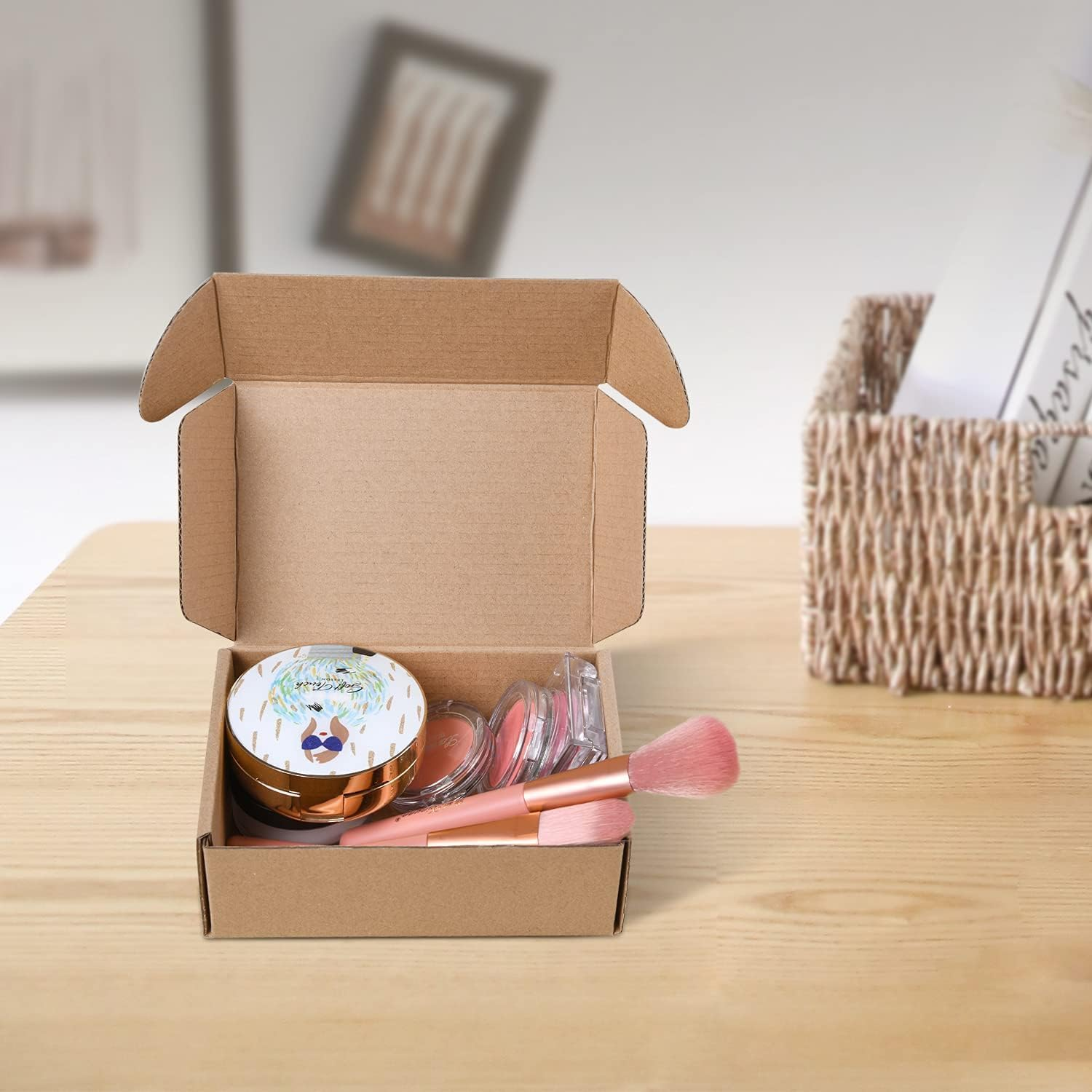 Corrugated Cardboard Shipping Boxes, 150X100X50Mm Small Parcel Boxes, Packaging Mailing Boxes for Business, Posting, Small Packet Shipping, Storing or Gift(Pack of 25) image number 3