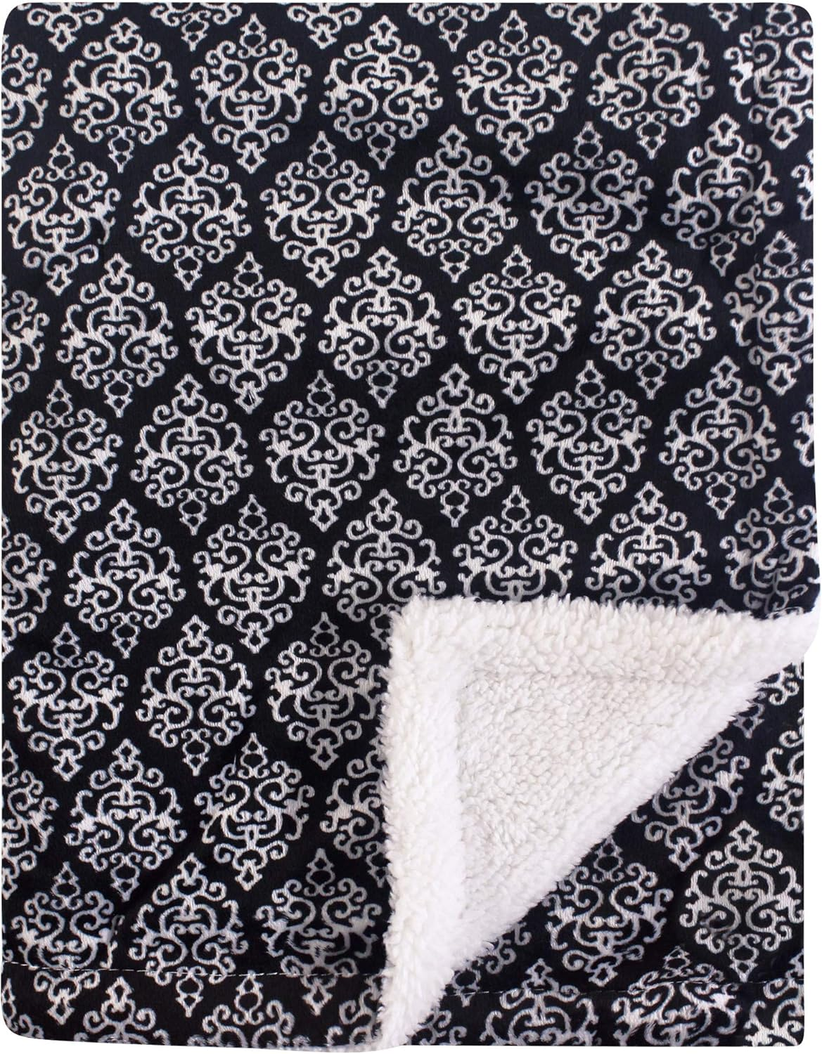 Yoga Sprout Mink Blanket with Sherpa Backing, Bear