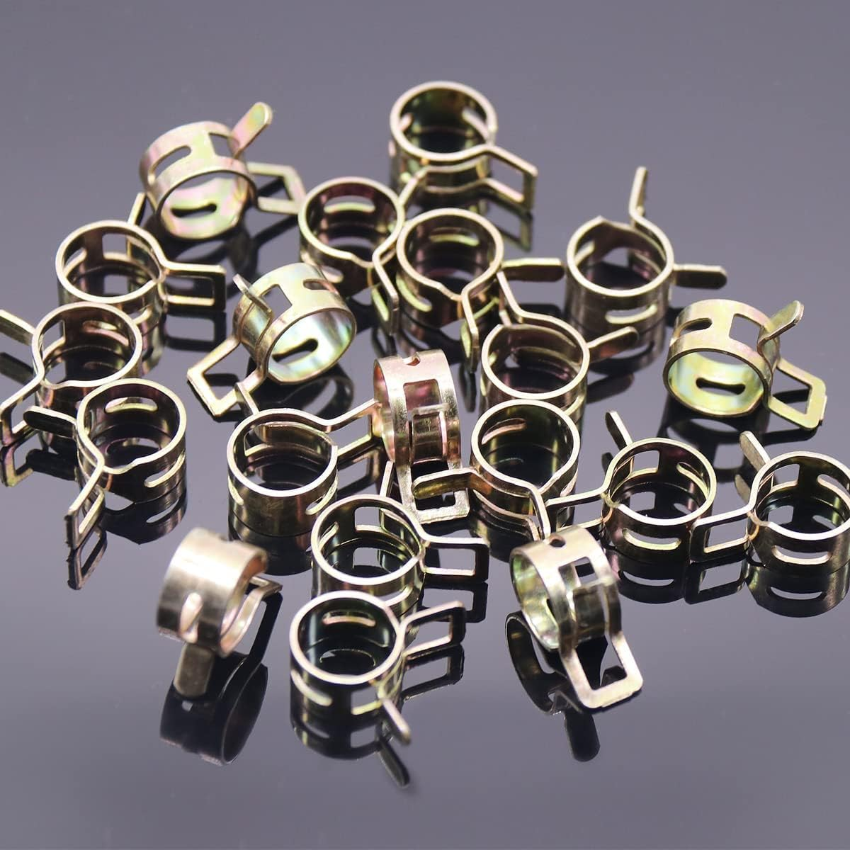 1/4 Inch ID Fuel Line, 10 Feet Gas Fuel Hose and Clamps for Kawasaki Kohler Briggs & Stratton John Deere Craftsman Riding Lawn Mower Tractor Generator Mini Bike ATV Motorcycle Snow Blowers Engines&hellip; image number 2