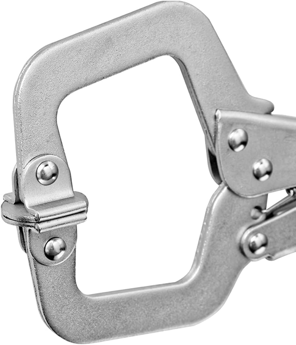 ZONADA Set of 4 C-Clamp 6 Inch with Swivel Pads &ndash; Strong Steel Vise Grip for Welding, Carpentry, Metalworking and DIY Projects image number 5