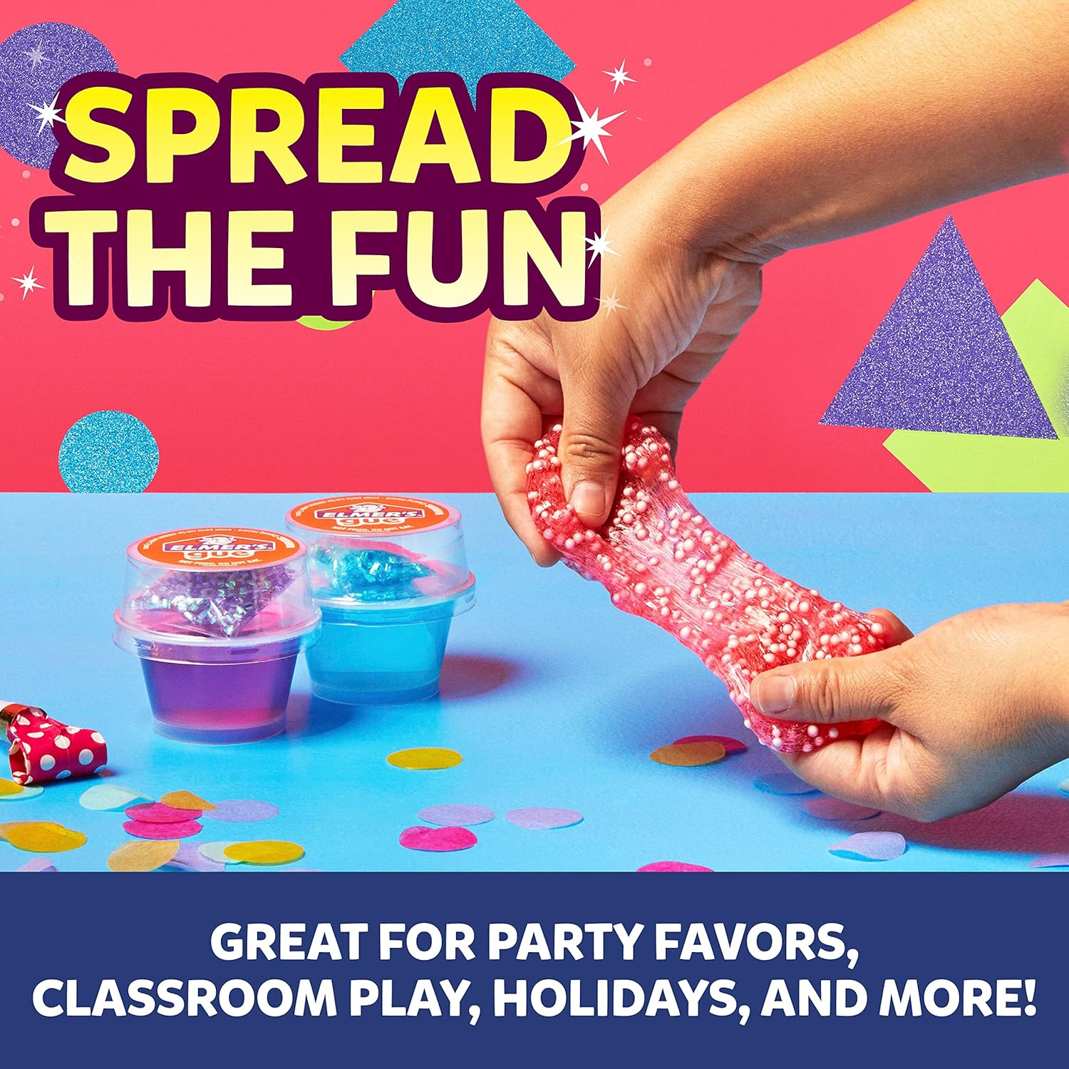 Elmer&rsquo;S GUE Premade Slime, Slime Kit, Includes Fun, Unique Add-Ins, Party Pack, 20 Count - 20/Pkg image number 5