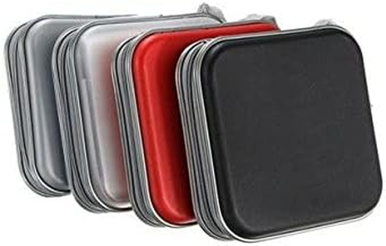 40 Capacity CD Case, DVD Case, Disc DVD VCD DJ Storage Album Bag Hard Box Double Side DVD Storage Case (Black)