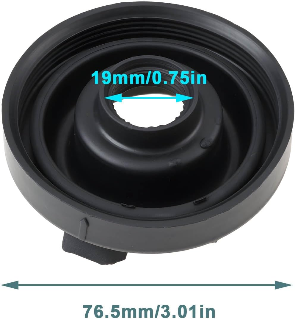 2Pcs Headlight Dust Cover Rubber Cap 33126-S0A-003 Compatible with Honda CR-V 2005-2006 33126S0A003 image number 3
