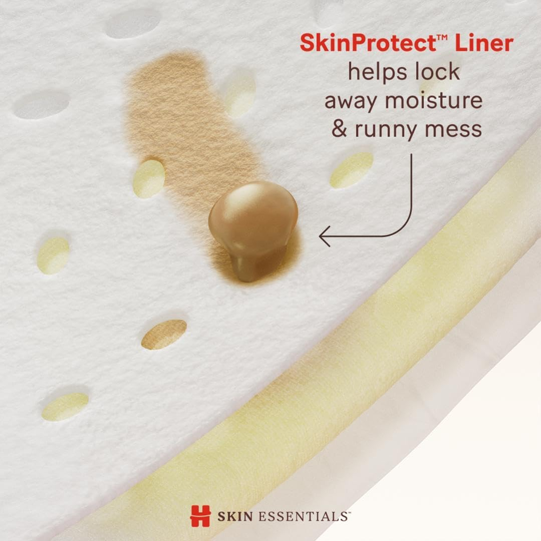 Huggies Size 1 Diapers, Skin Essentials Baby Diapers, Size 1 (8-14 Lbs), 29 Count, Packaging May Vary image number 3