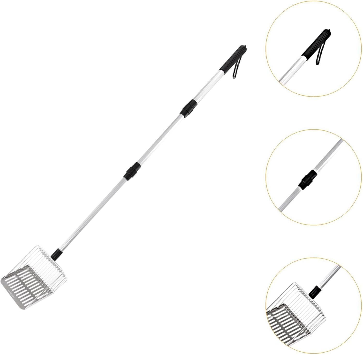 Fzaqwen Stainless Steel Cats Litter Detachable for Kitty Small Animals Rabbits image number 3