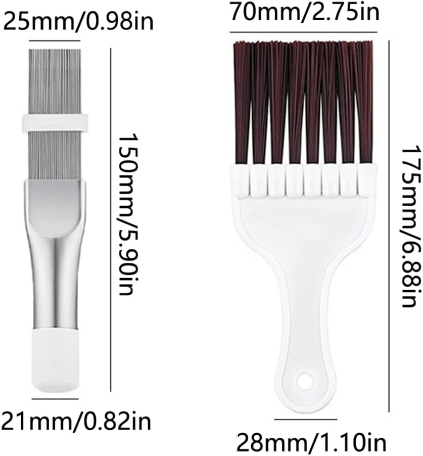 Sagasave 3 Pack Air Conditioning Condenser Lamellar Comb, Condenser Cleaning Comb, Air Conditioning Slat Comb, Slat Cleaning Brush Air Conditioning Brush Air Conditioning Brush image number 2