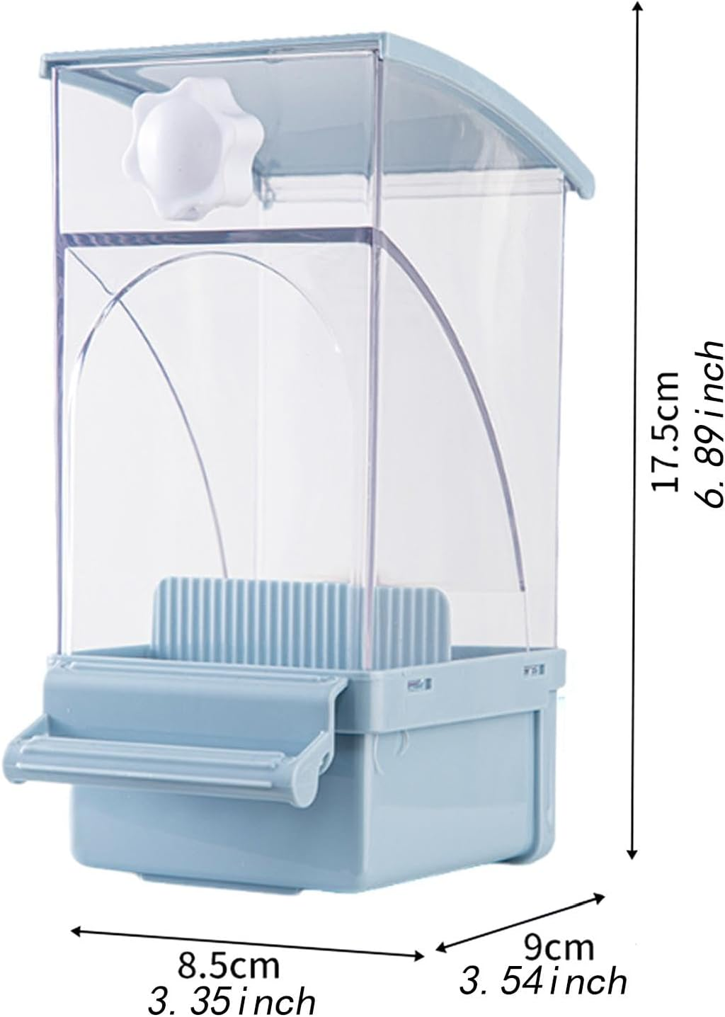 Leeqinersw Automatic Bird Feeder No Mess Cage Food Dispenser for Parrots Parakeet image number 2