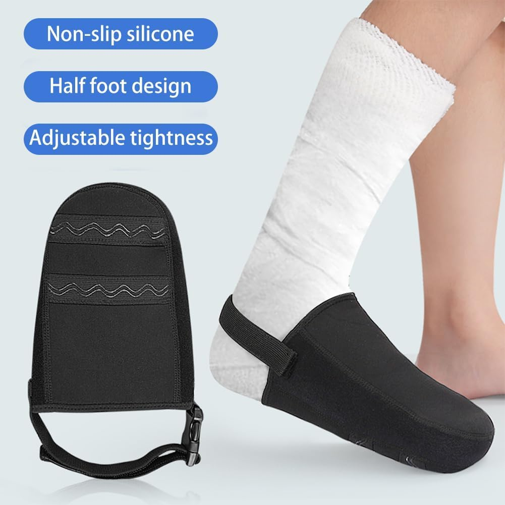 Cast Toe Protector Sock Cover, 1Pc Cast Sock Toe Cover Cast Protector,Casts Socks Toe Covers Soft Protector,Cast Toe Cover Foot Cast Toe Cast Socks,Non-Slip Cast Toe Cover Keep Toe Clean & Warm image number 1