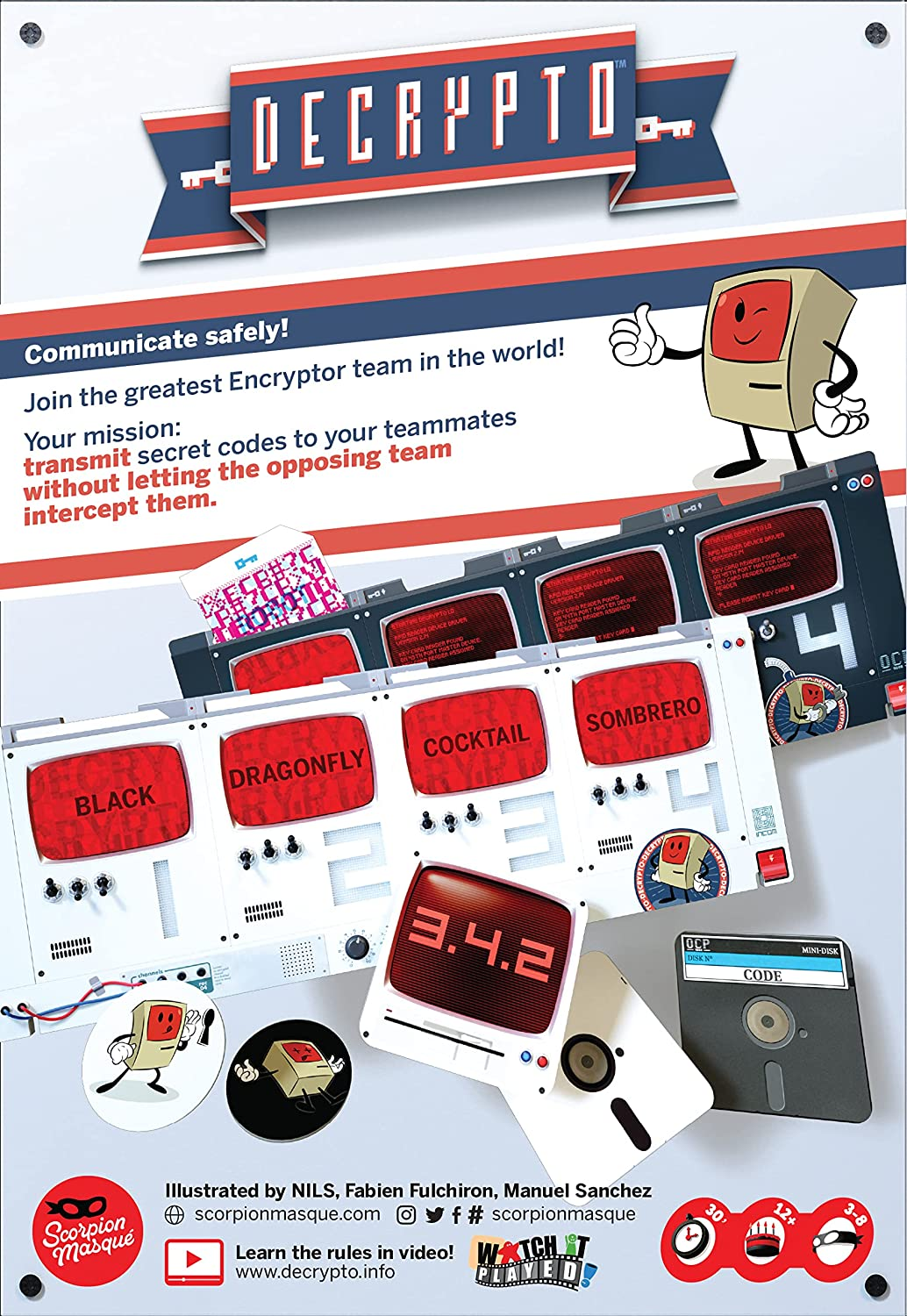 Scorpion Masque CSG-DECR Decrypto Game, Multicolour image number 2