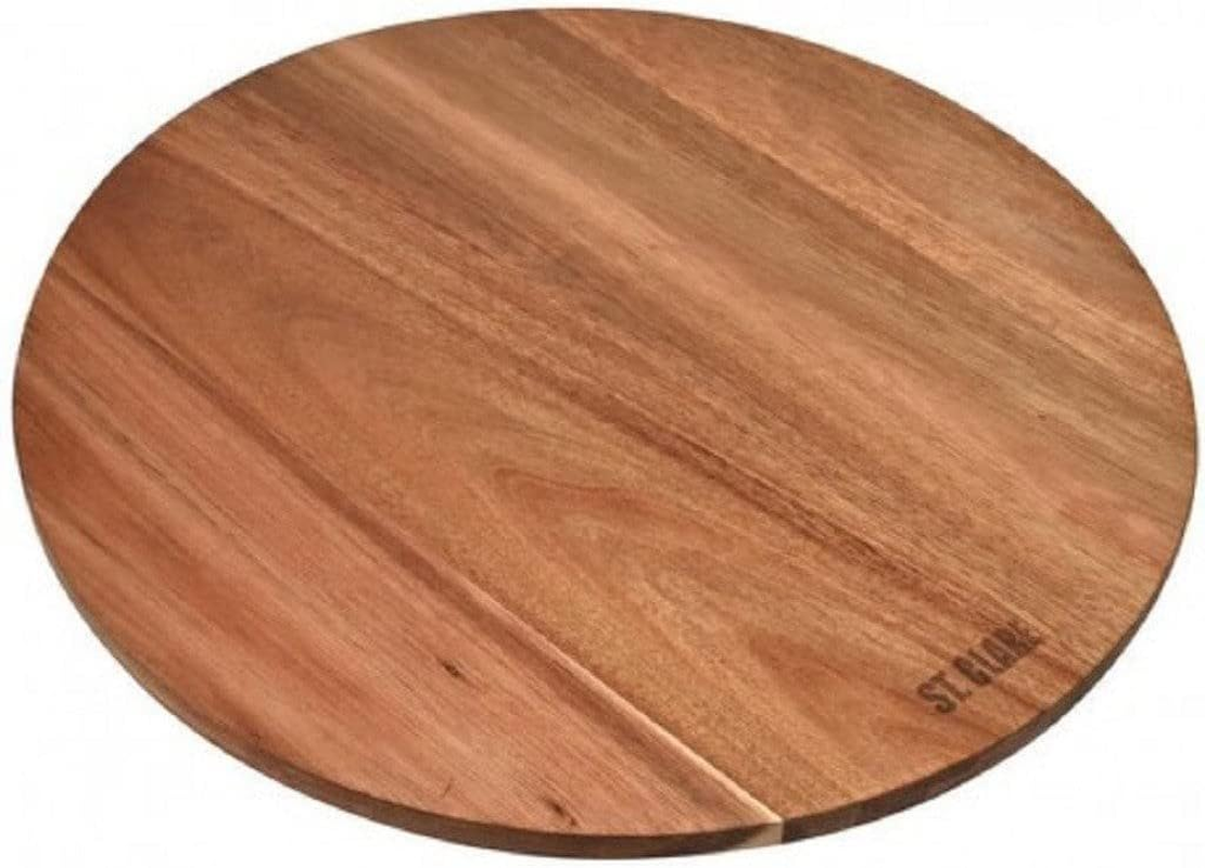 St Clare Acacia Wood Lazy Susan, Brown, 45 Cm image number 3