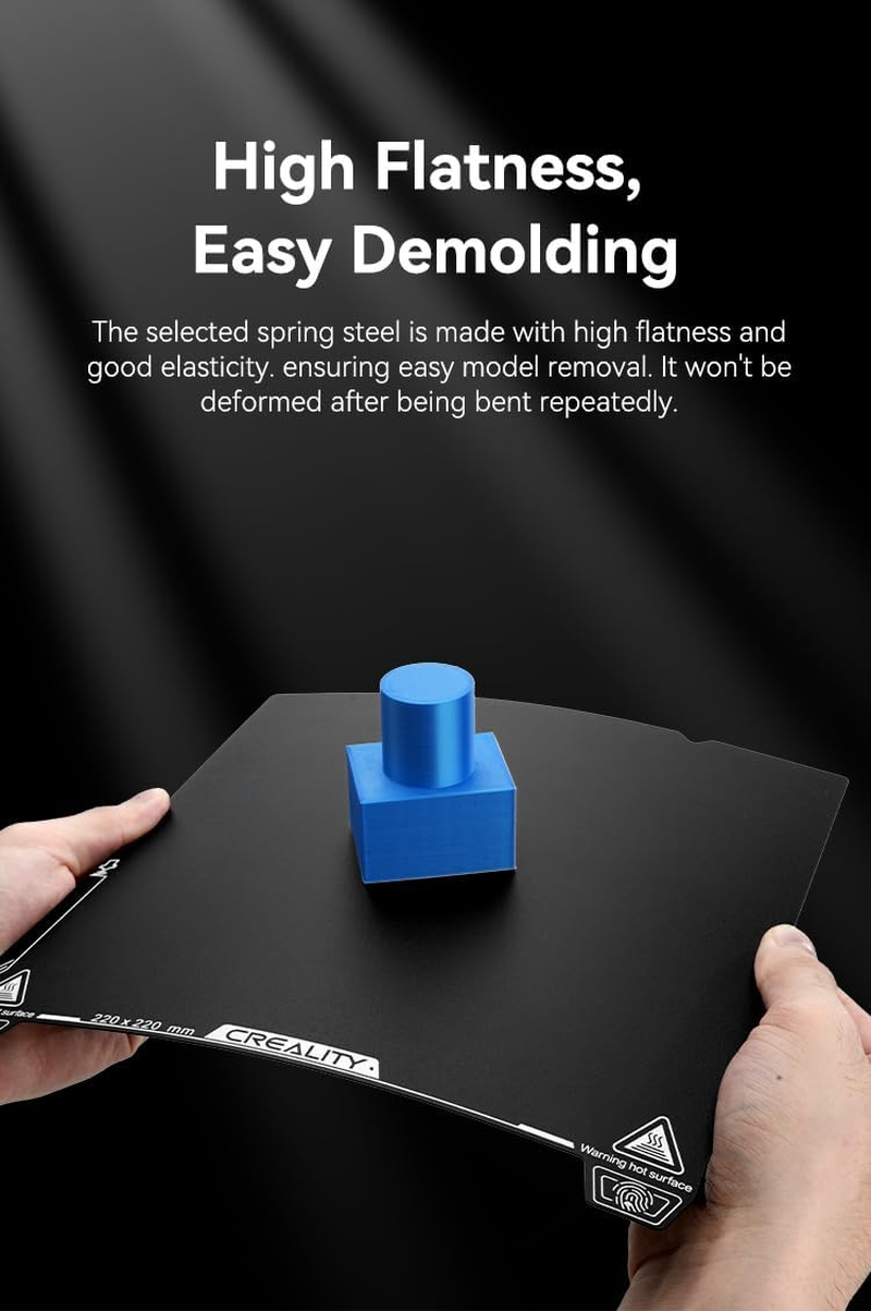 Creality Upgraded Epoxy Resin Printing Platform 235 * 235Mm, Magnetic Flexible Steel Plate, 3D Printer Platform for Ender-3 SE/3 Ke/K1/Ender-3 S1/5 S1/3 S1Pro/3/3 Pro/3S/3V2/Ender-5/5S/5Pro image number 5