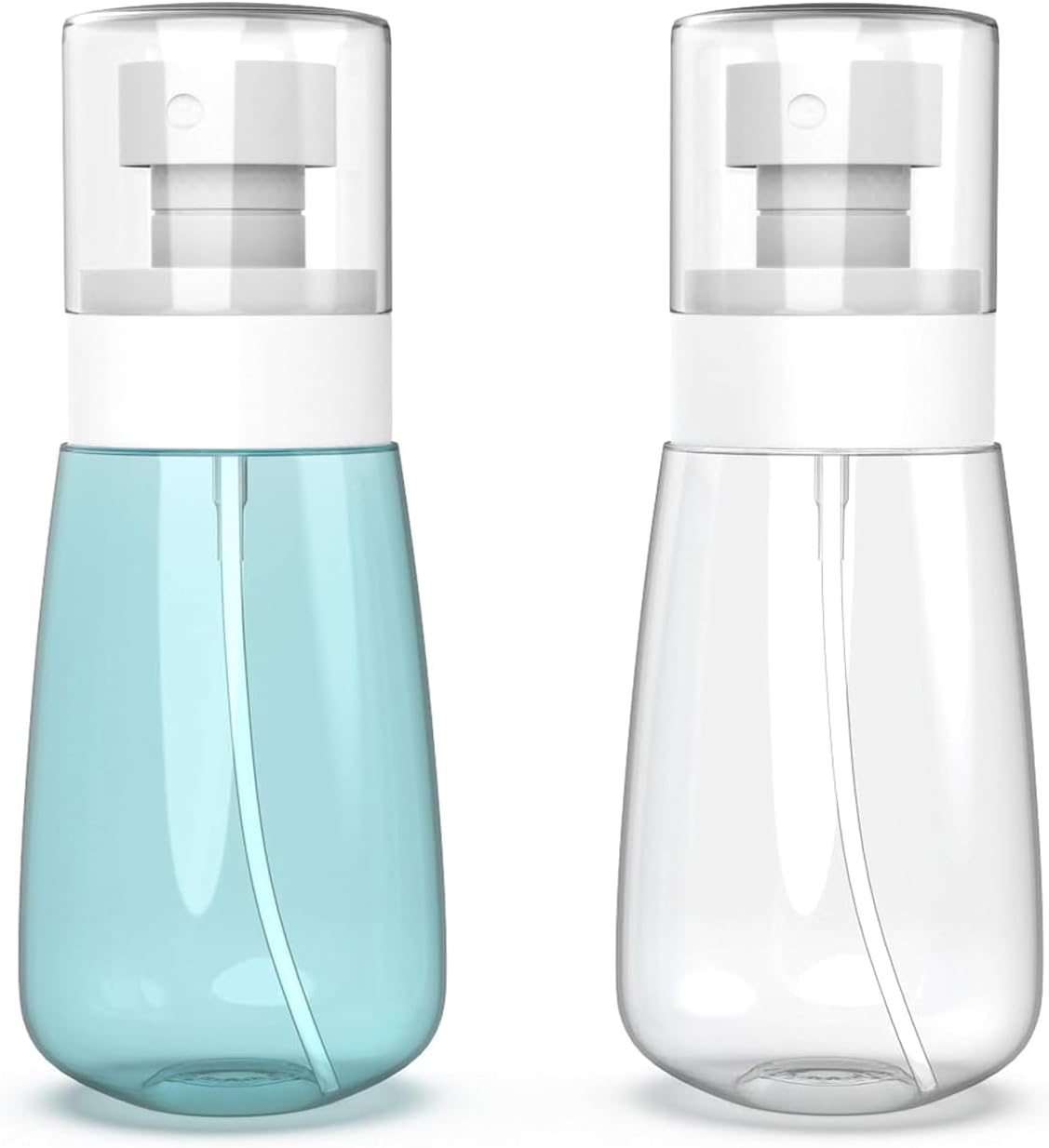 Pack of 2 Leak-Proof Travel Spray Bottles, Small Size 60Ml, Fine Mist Spray Bottle for Hair and Face - Mini, Portable and Refillable image number 4