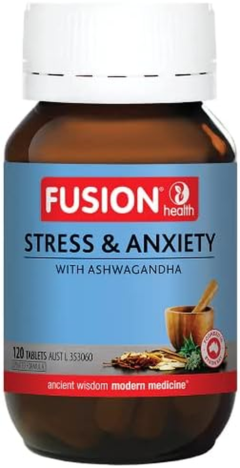 FUSION HEALTH Stress & Anxiety 120 Caps (120)