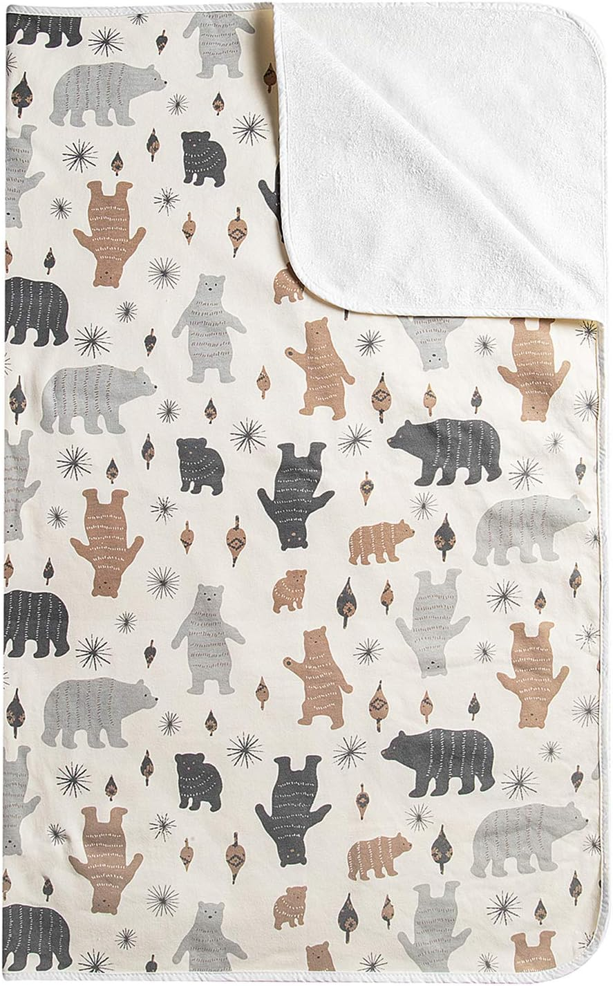 YIVEKO Baby Waterproof Bed Pad Washable Mattress Pad Reusable Underpads Bed Wetting Incontinence Cover for Baby Toddler Children and Adults