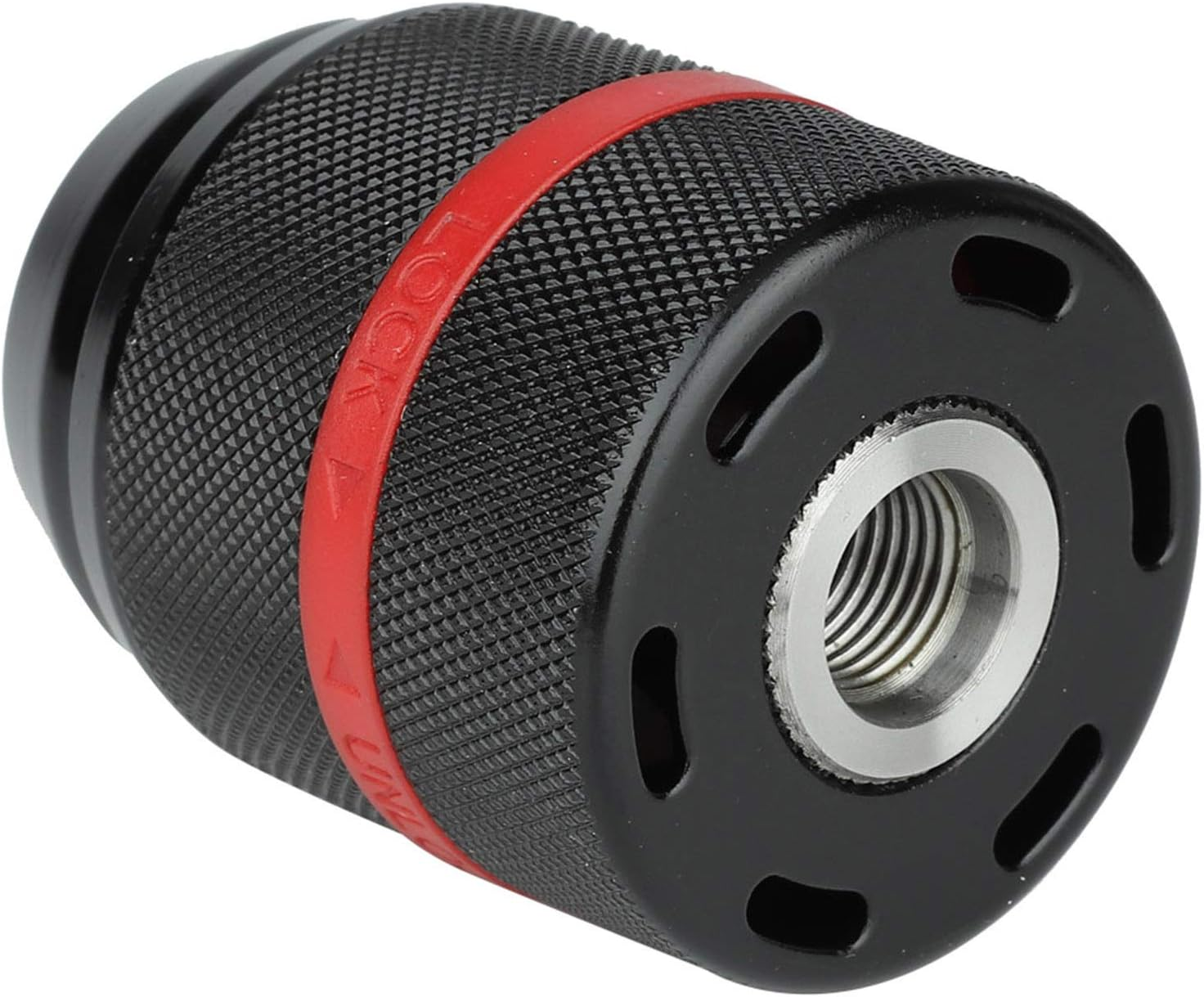 SOULONG Drill Chuck Keyless, Self-Tighten Hand Drill Chuck Holder with 2~13Mm Clamp Range for Multiple Purposes image number 3