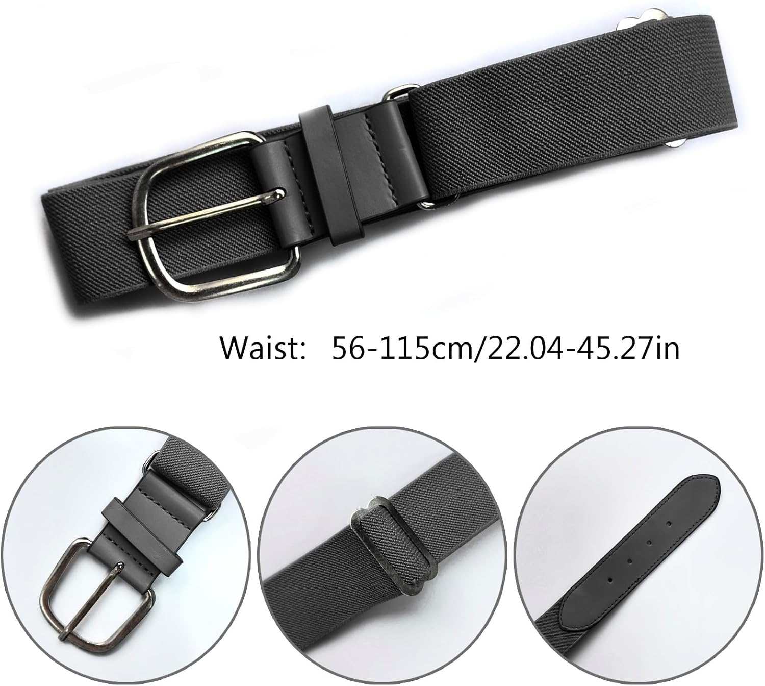 TRADERPLUS Baseball Belt and Socks Combo Set Adjustable Softball Tee Ball Combo Set for Adult image number 4