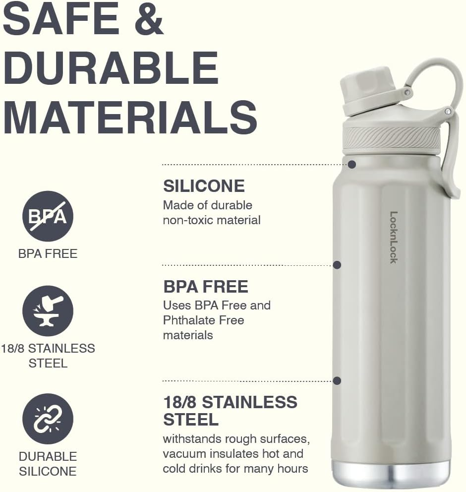 Locknlock Trek Bottle Stainless Steel Double Wall Insulated image number 1