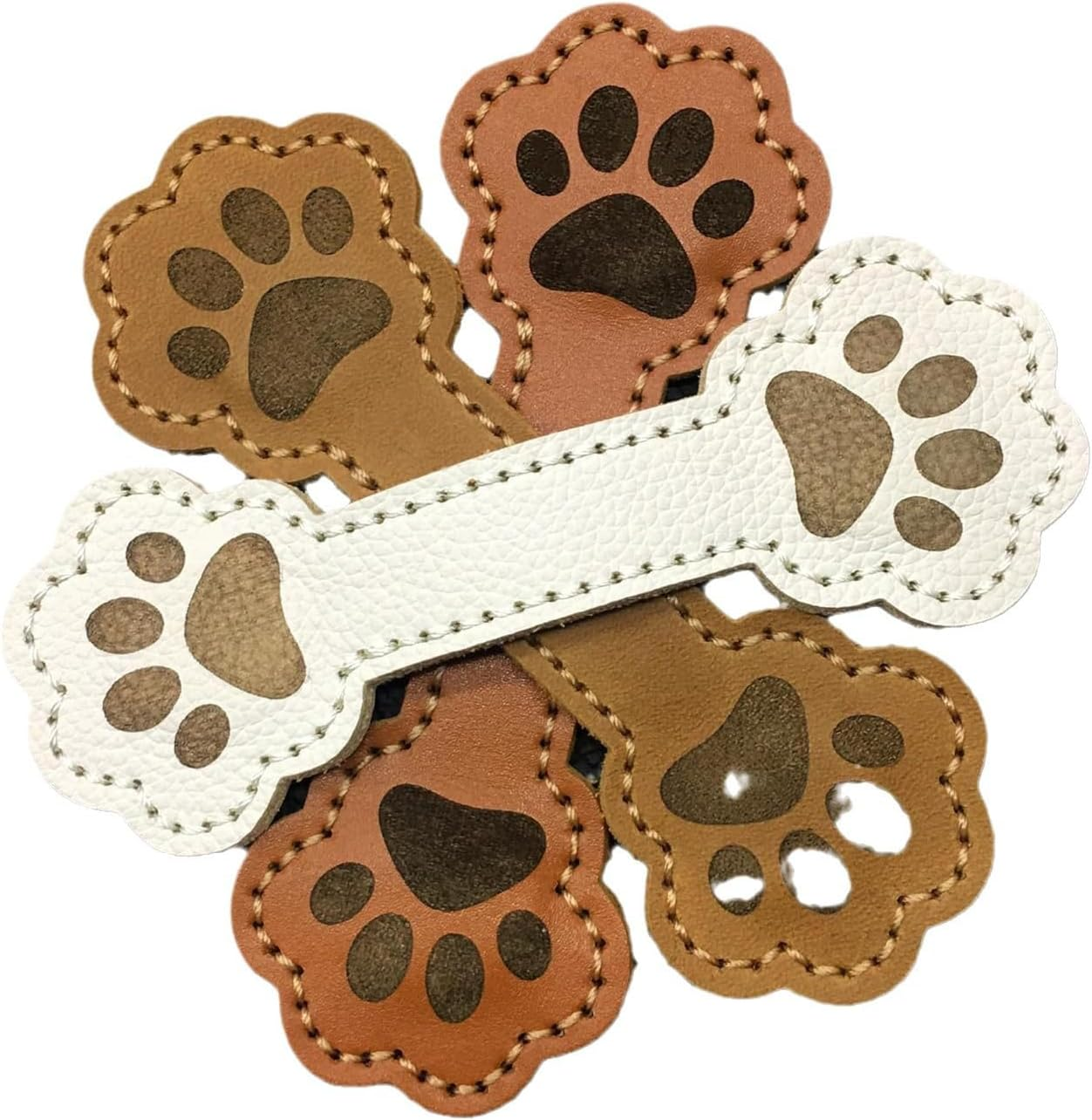 3-Pack Magnetic Bookmarks - PU Leather Bookmark Clips with Strong Magnets, Decorative Reading Markers for Books image number 1