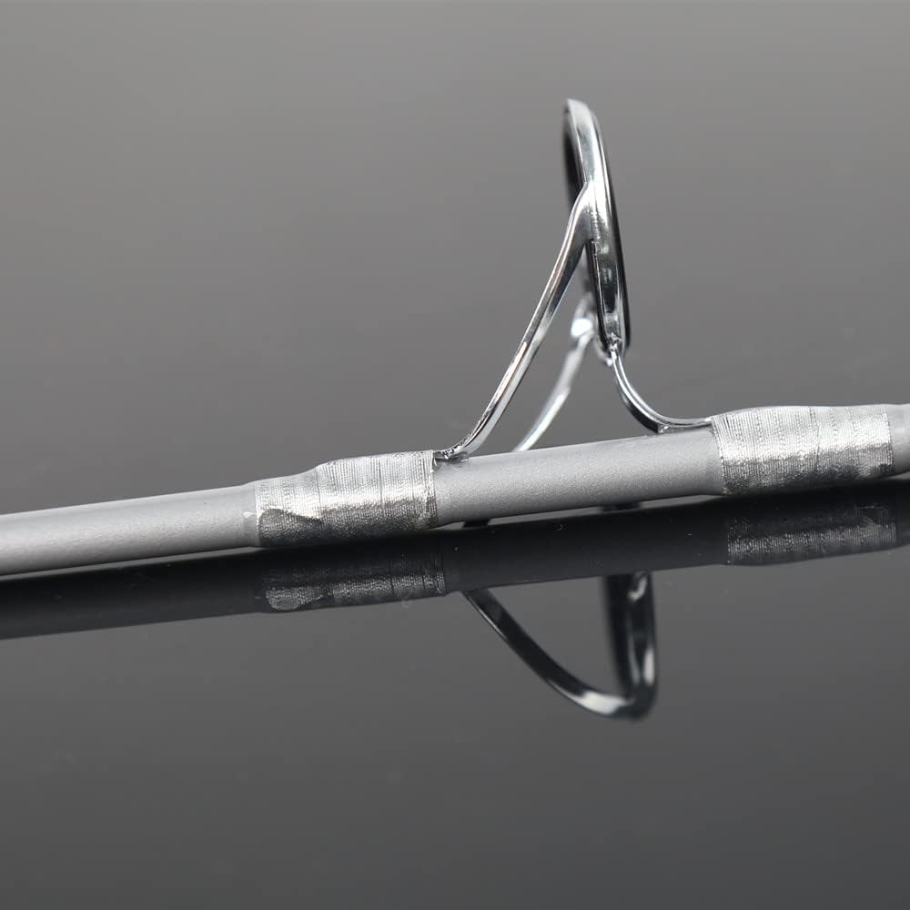 2 Sections Saltwater Trolling Rod Conventional Boat Fishing Pole Spinning Fishing Rod 10-22Kgs image number 2