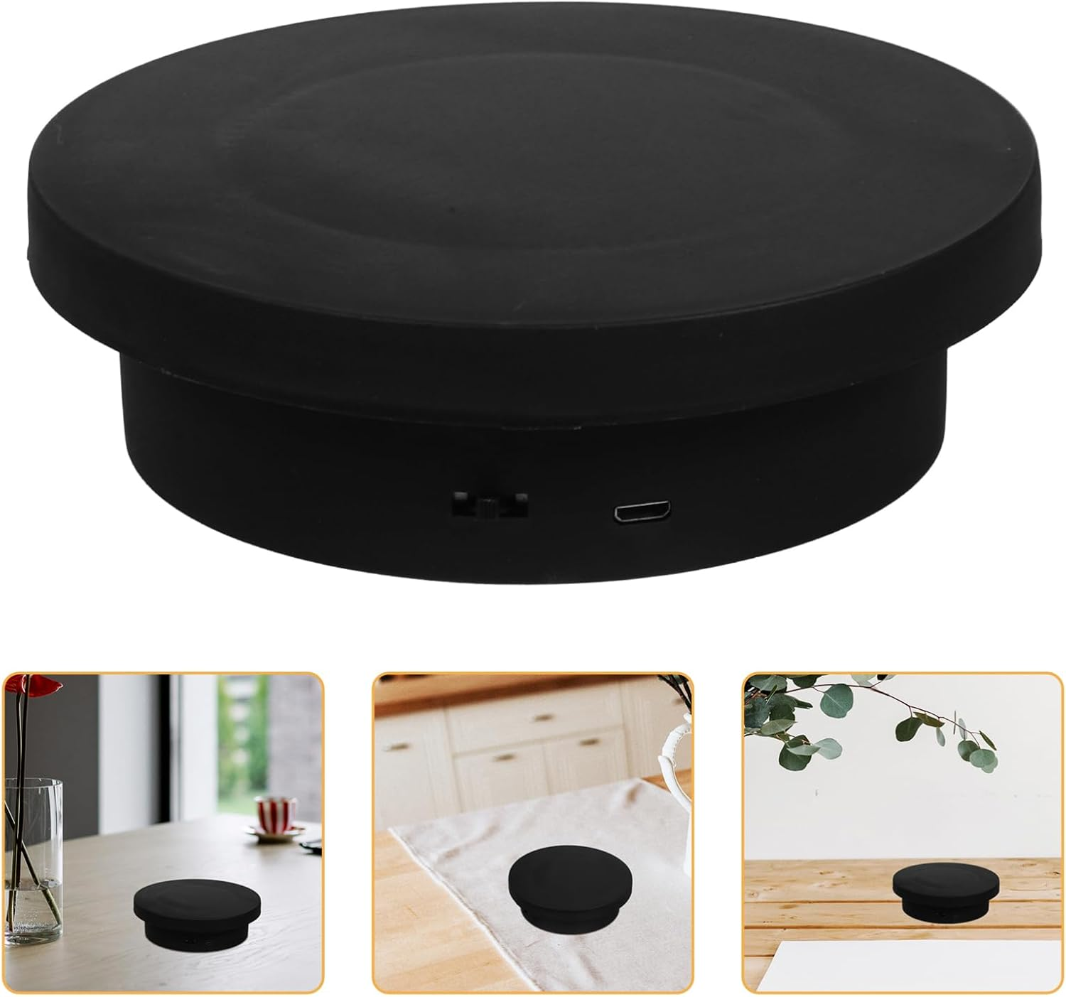 SOLUSTRE Motorized Rotating Turntable Display Stand Display Stands for Shopping Malls Studios