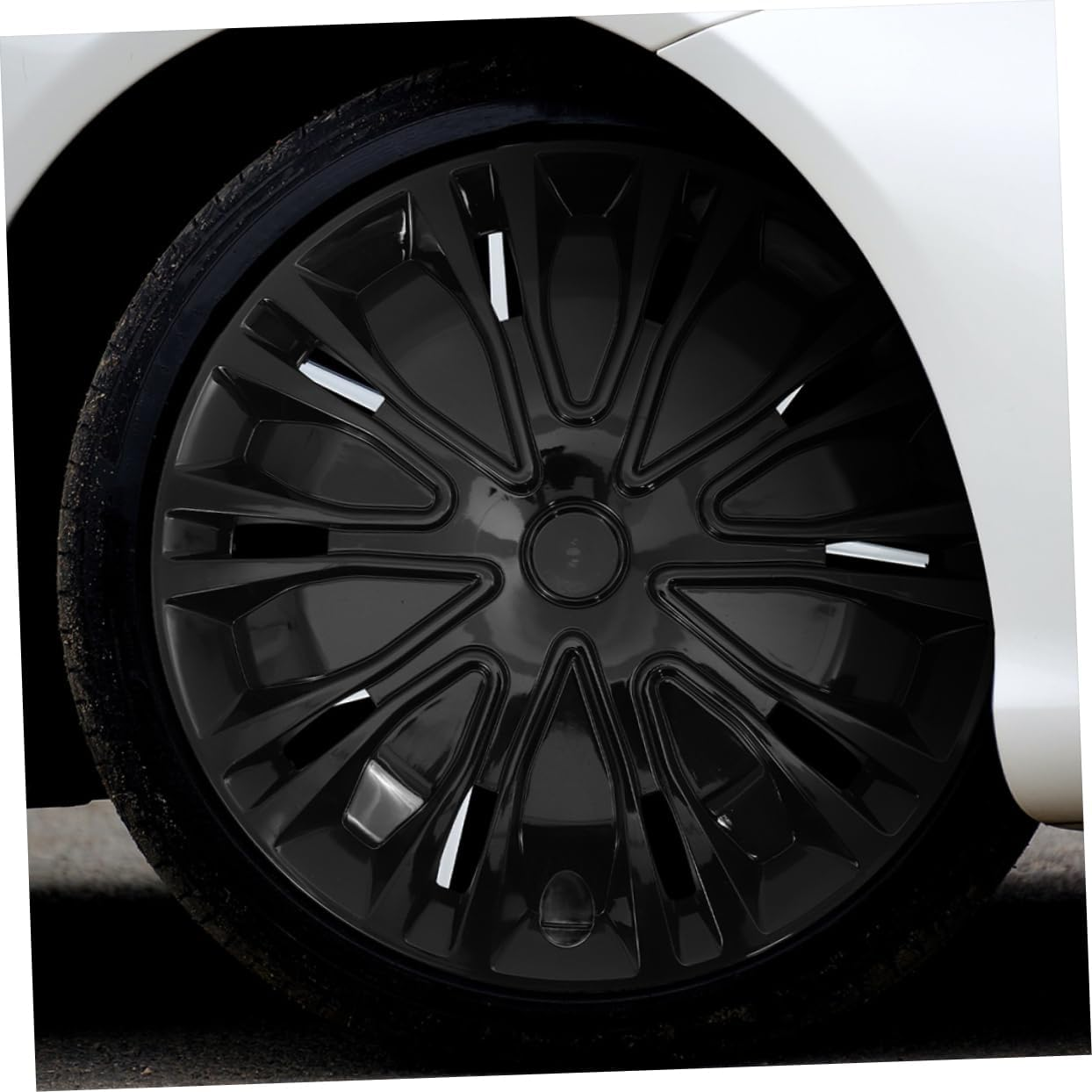 Ciieeo 15 Inch Universal Automotive Wheel Hub Covers Decorative Hubcaps Impact Resistant Design for Cars Easy Installation Suitable for Vehicle Models image number 5