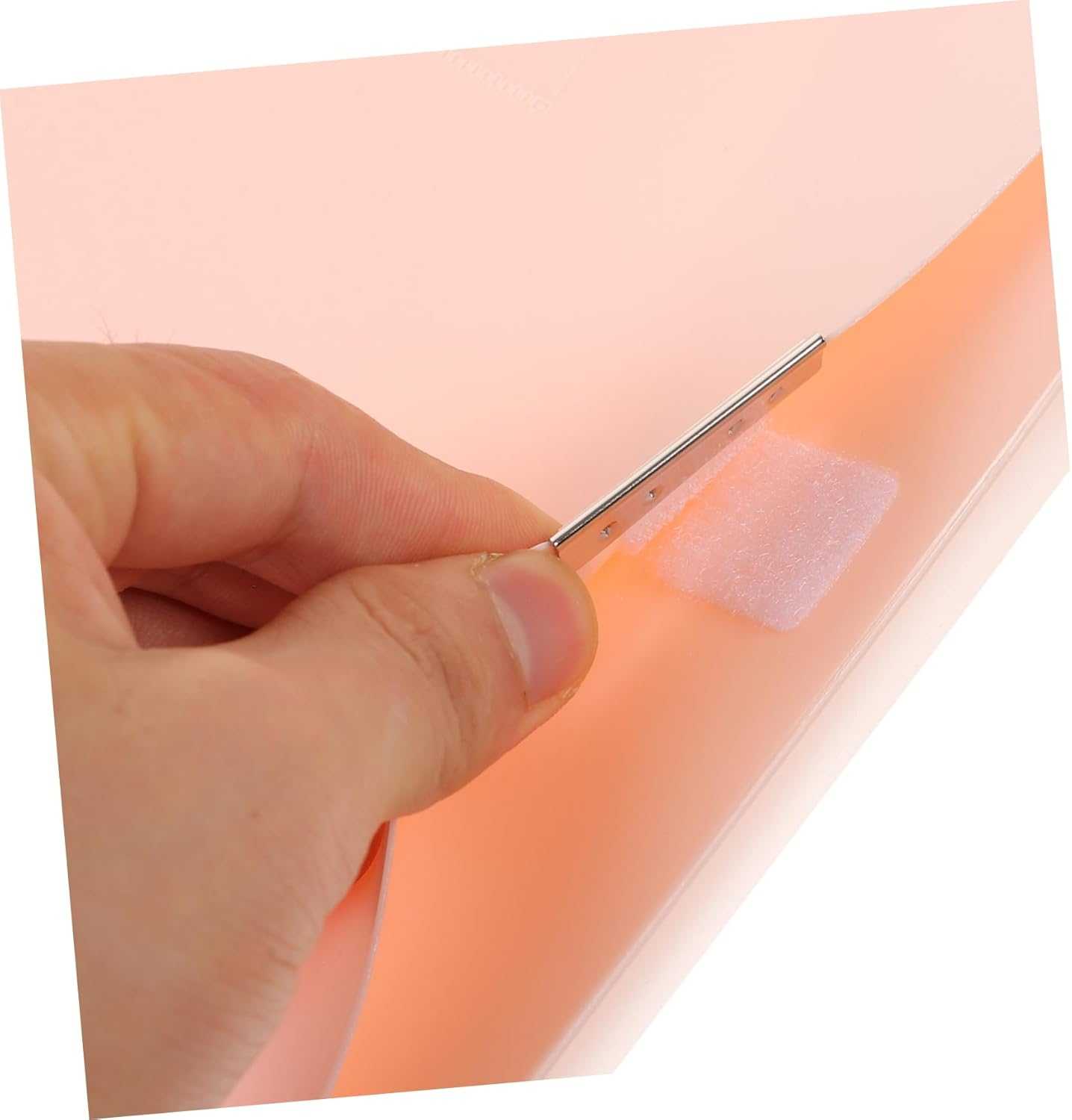 SHINEOFI File Box Storage Box for Documents Paper Organizer Desk Accessory File Folder Office Storage image number 3