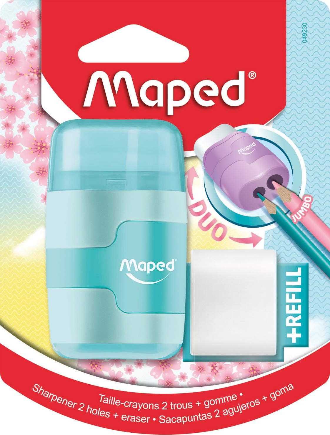 Maped 049230Pa Connect Sharpener/Eraser Pastel X image number 6