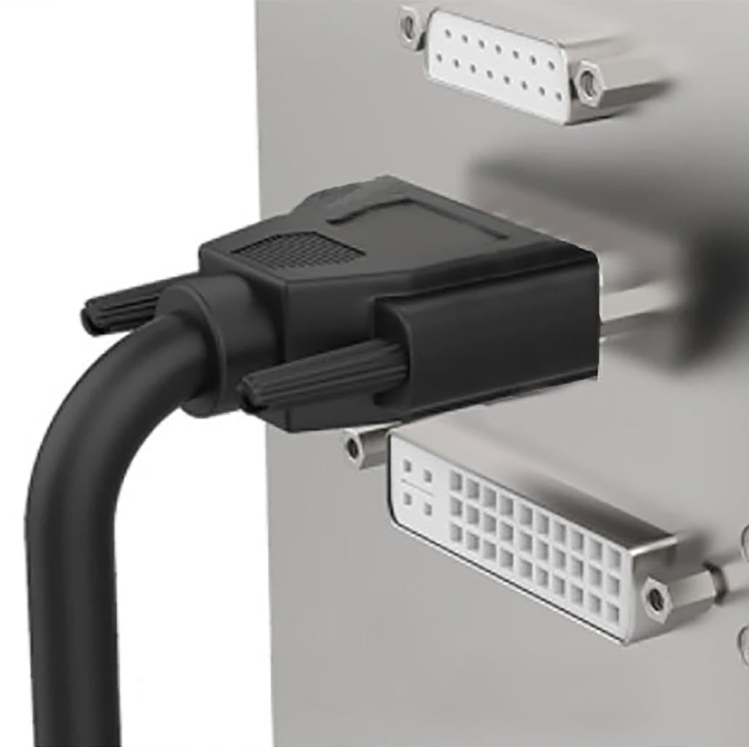 Tunghey DB15 Cabel Male to Female Double Shielded,Db 15 Extension Cable Black, 26Awg Tinned Copper D-SUB 15 Pin Straight through Cord for C-NC, U-PS, PL-C, Ser-Vo Driver. (0.5M) image number 5