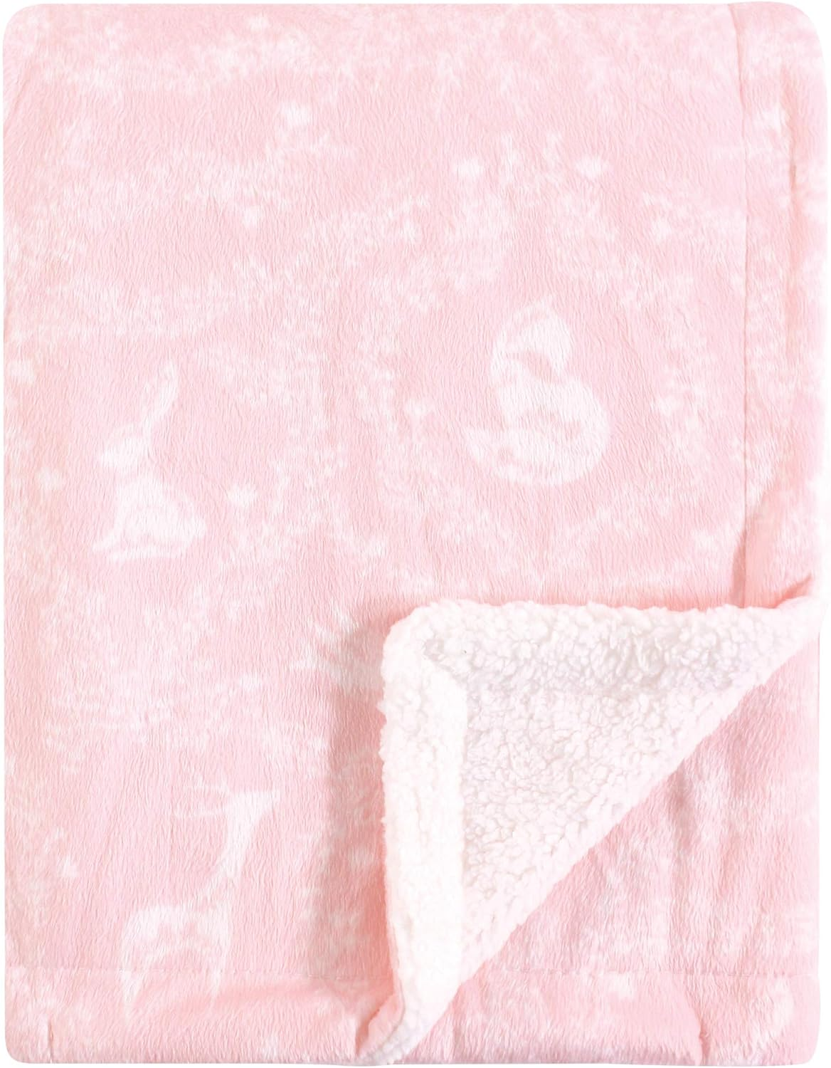 Yoga Sprout Mink Blanket with Sherpa Backing, Bear - Bear image number 2