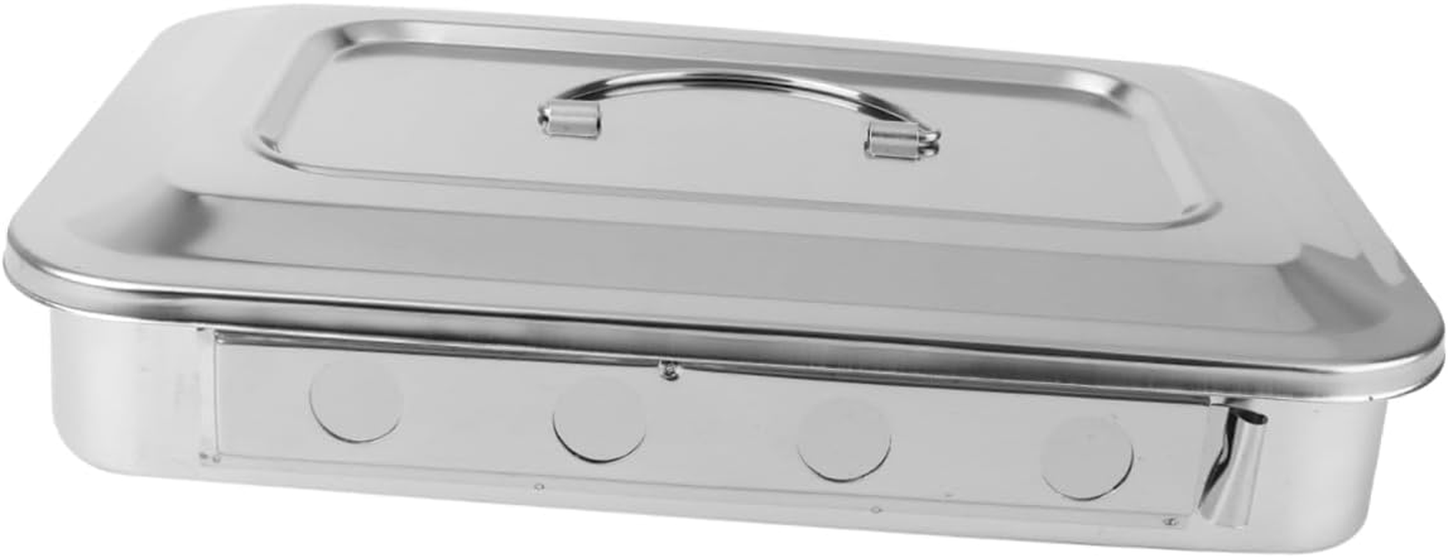 MAGICLULU Stainless Steel Disinfection Box Tray Easy to Clean Safe Convenient for Instruments Storage and Disinfection image number 5